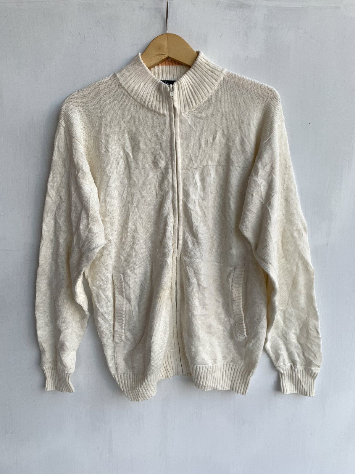 image of Iy Basics By Issey Miyake Knitwear in White, Men's (Size Medium)