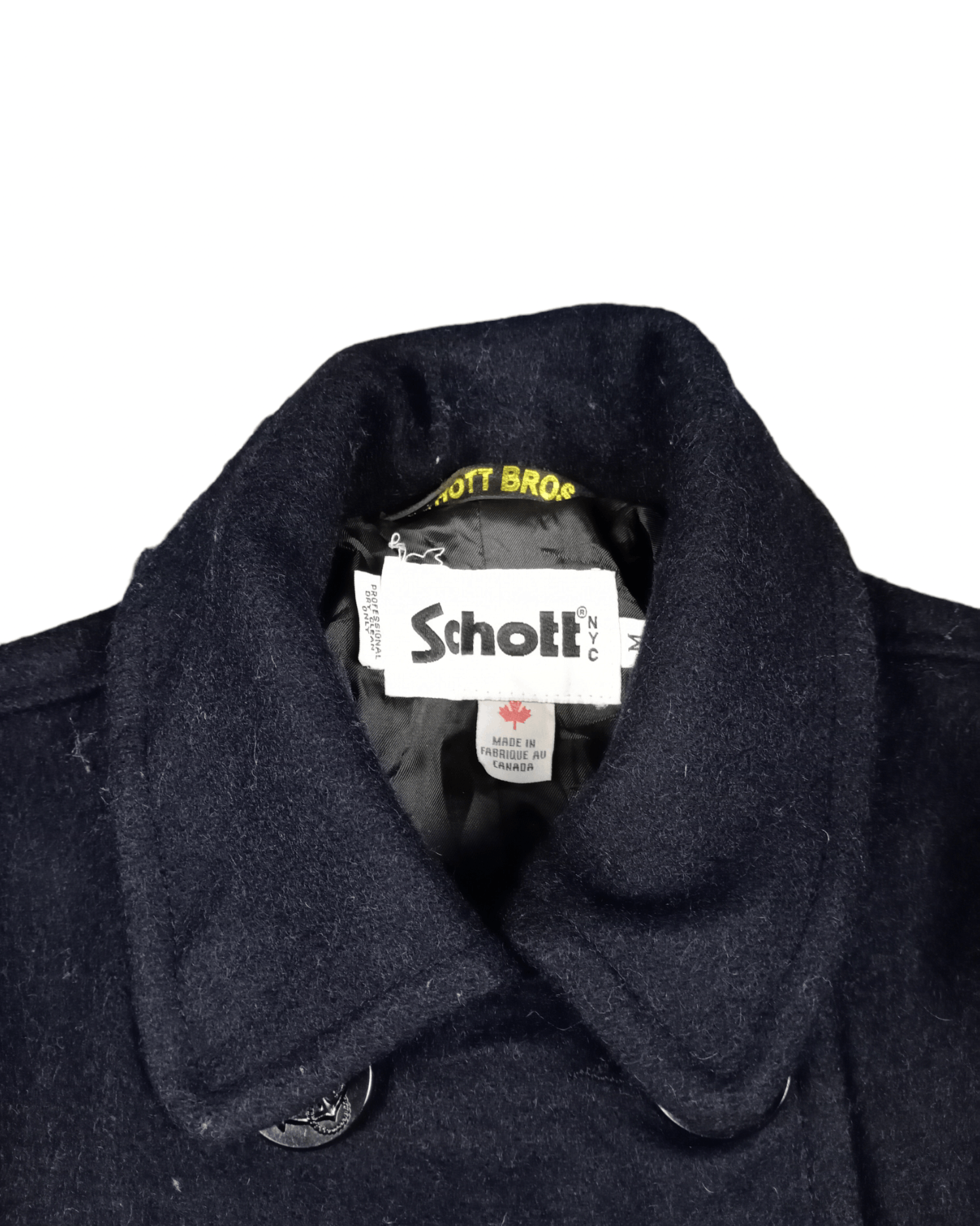 Schott 💥RARE💥Vintage Schott NYC Wool Heavy Coat Jacket Size US M / EU 48-50 / 2 - 3 Thumbnail
