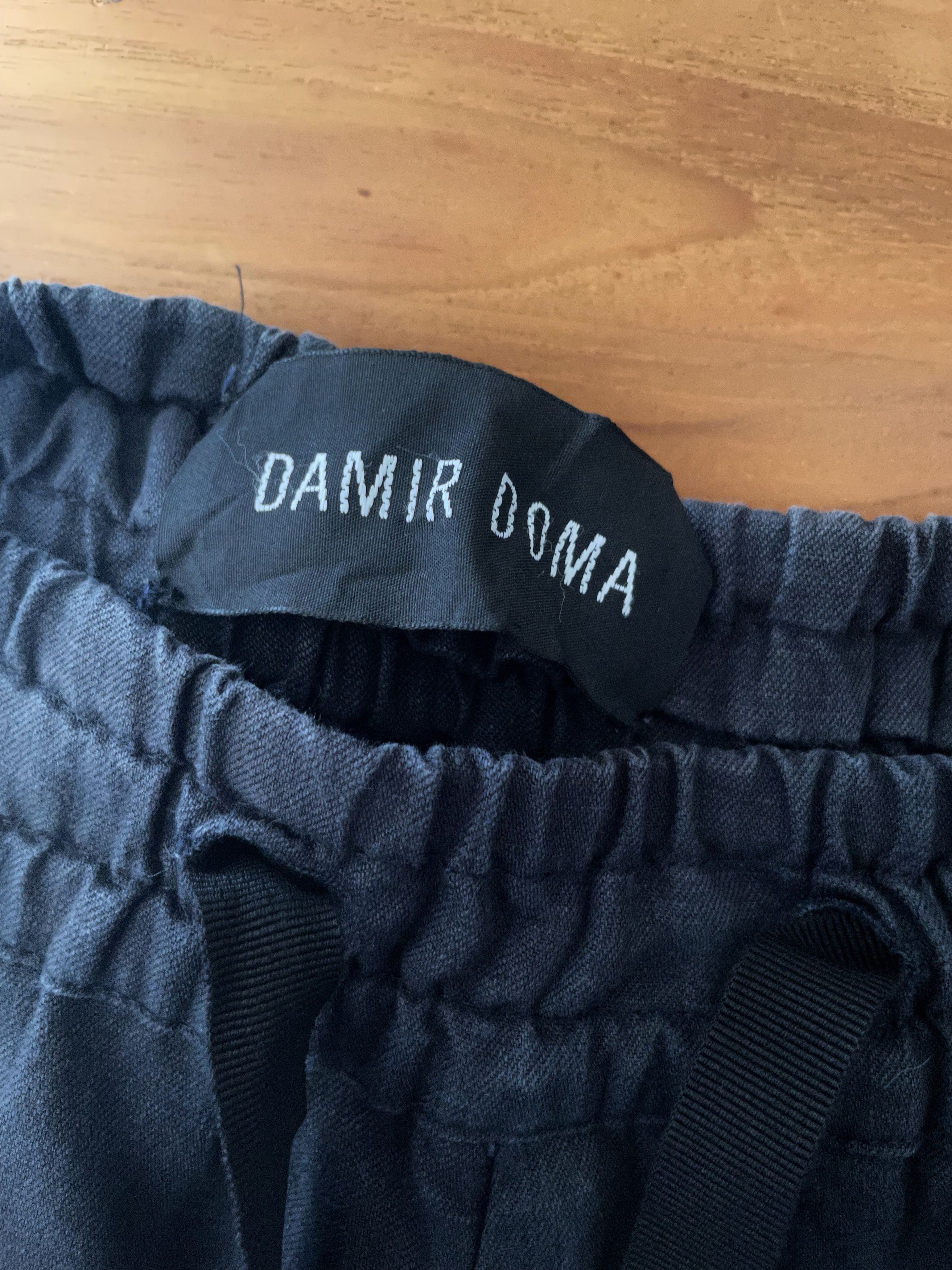 Damir Doma SLOUCHY LINEN WIDE LEG DROPPED CROTCH TROUSERS Size US 34 / EU 50 - 5 Thumbnail