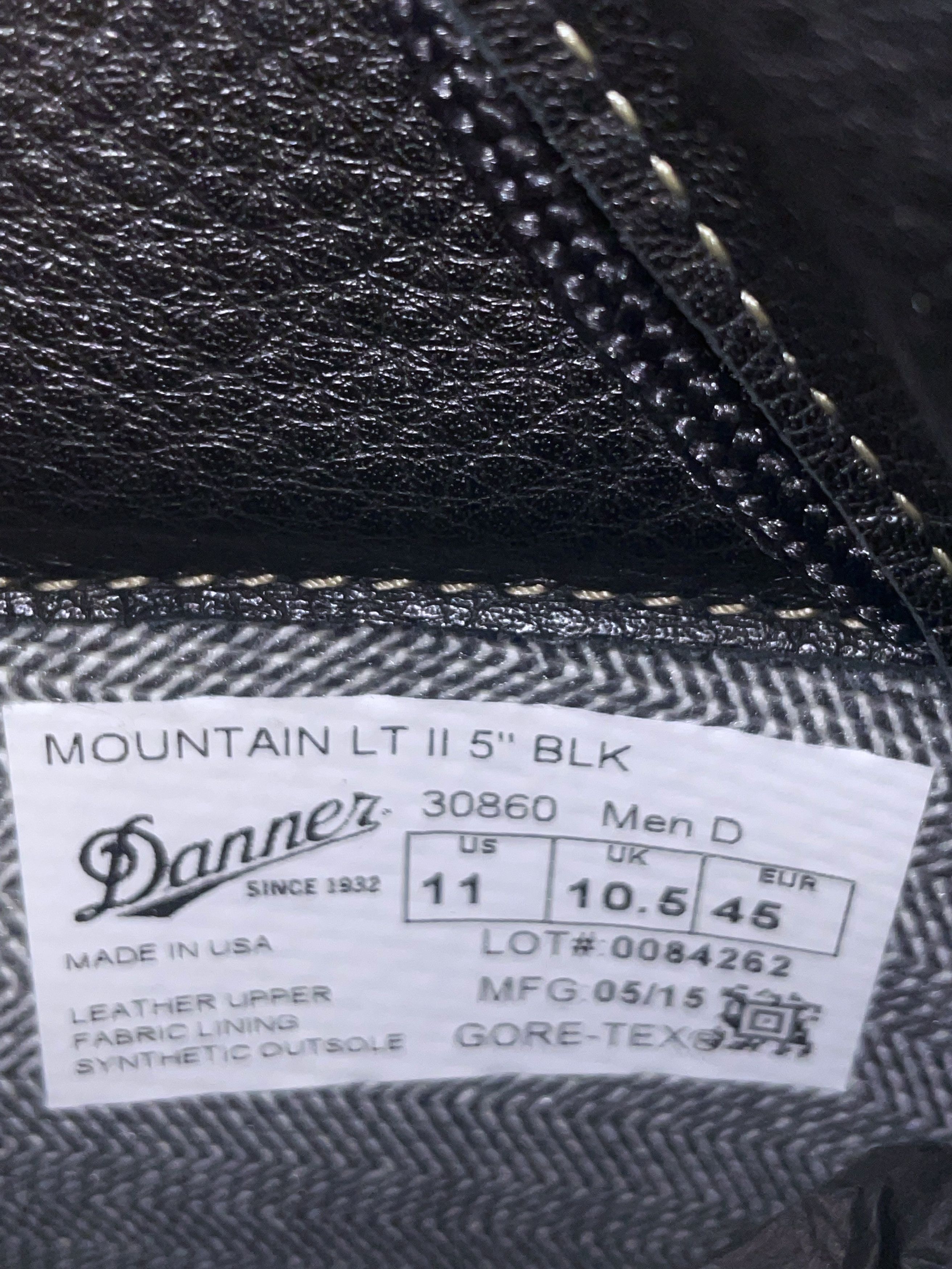 Danner NEW STUMPTOWN MOUNTAIN LIGHT II GTX LEATHER HIKING BOOTS Size US 11 / EU 44 - 18 Thumbnail