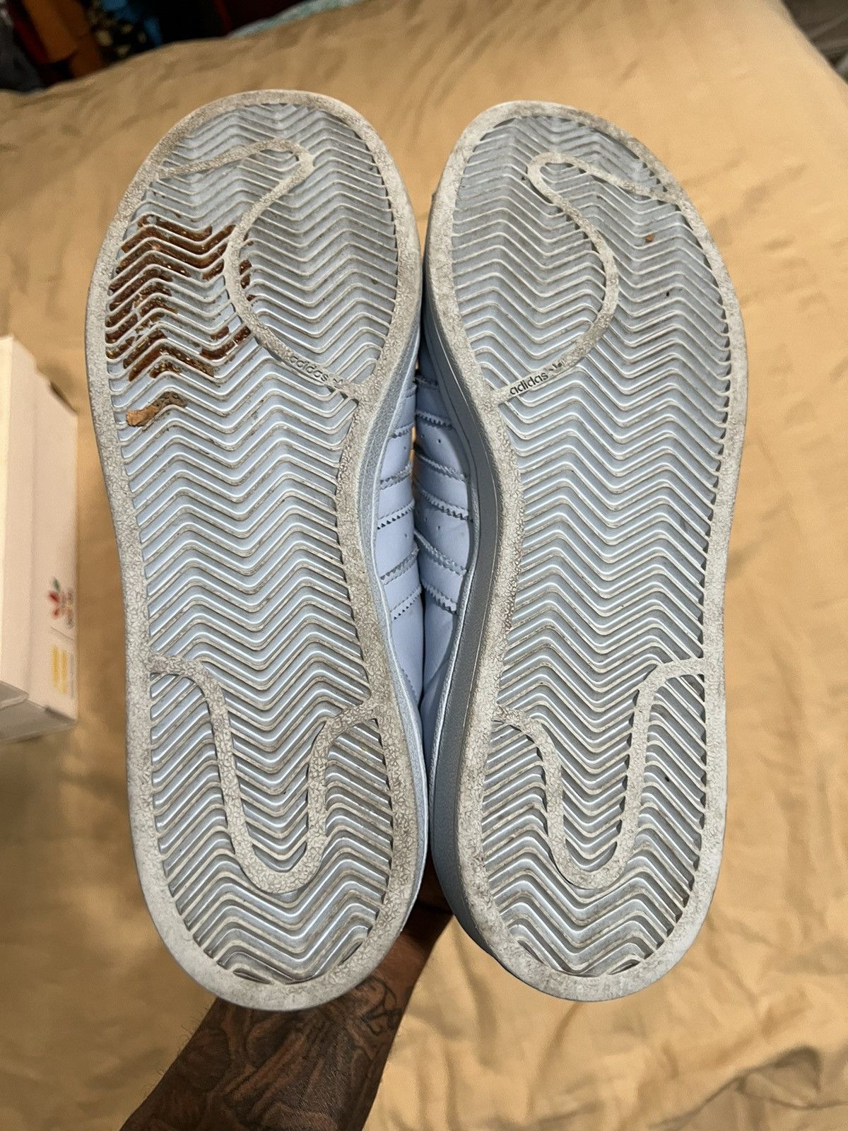 Adidas × Pharrell Superstar Supercolor Pack Clear Sky | Clear Sky | Clear Sky Size US 9.5 / EU 42-43 - 8 Thumbnail