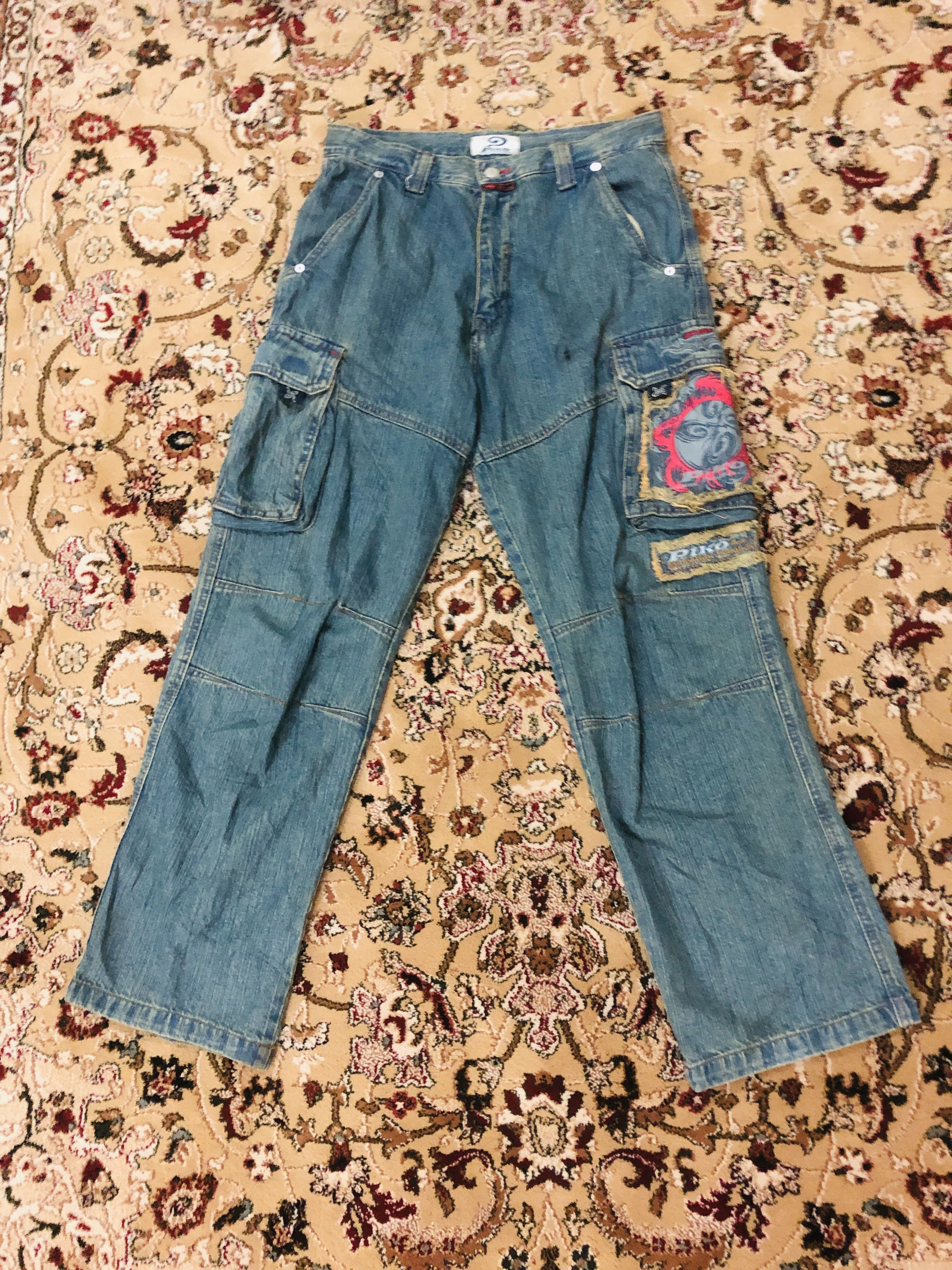 パンツ 90s archive piko buggy cargo denim pants 90s archive piko buggy cargo denim pants - メルカリ