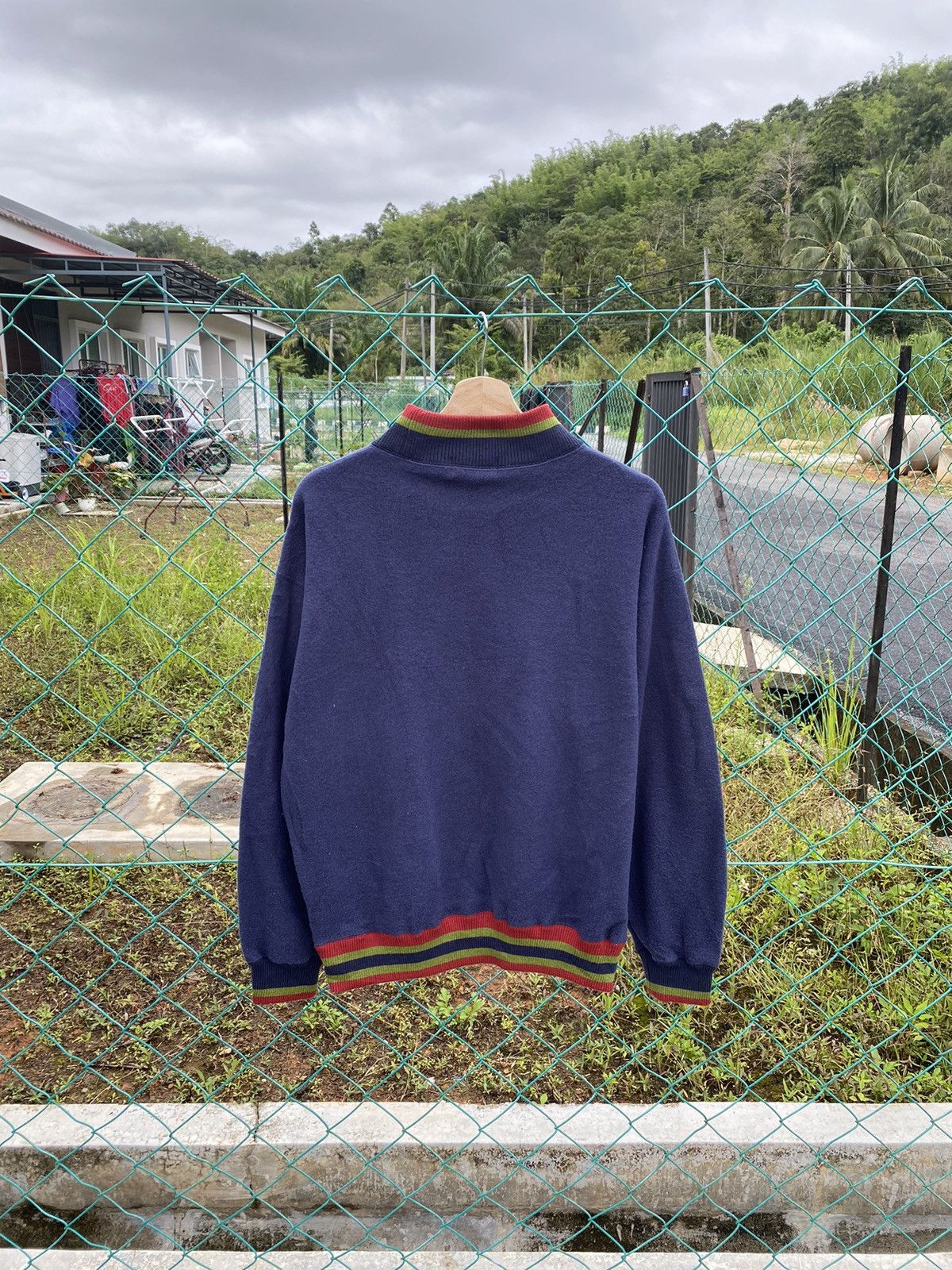 Cerruti 1881 Cerruti 1881 Sport Woven Spellout Mock Neck Sweater Size US L / EU 52-54 / 3 - 2 Thumbnail