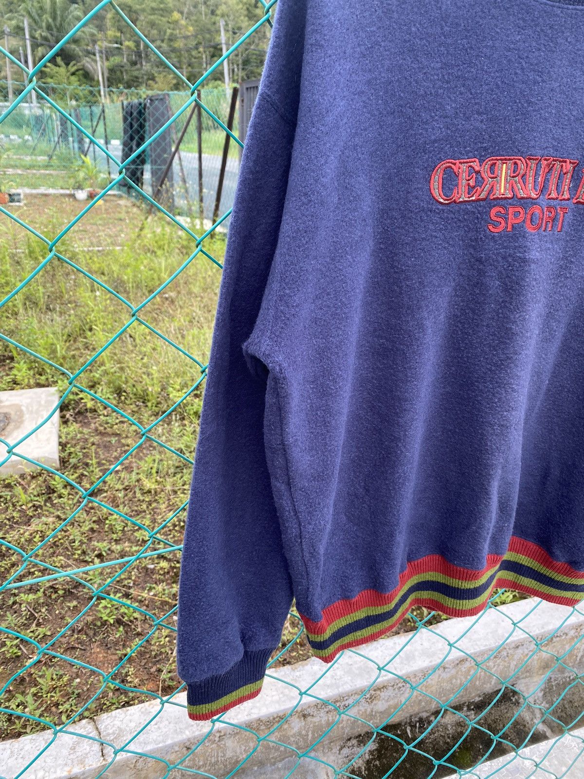 Cerruti 1881 Cerruti 1881 Sport Woven Spellout Mock Neck Sweater Size US L / EU 52-54 / 3 - 3 Thumbnail