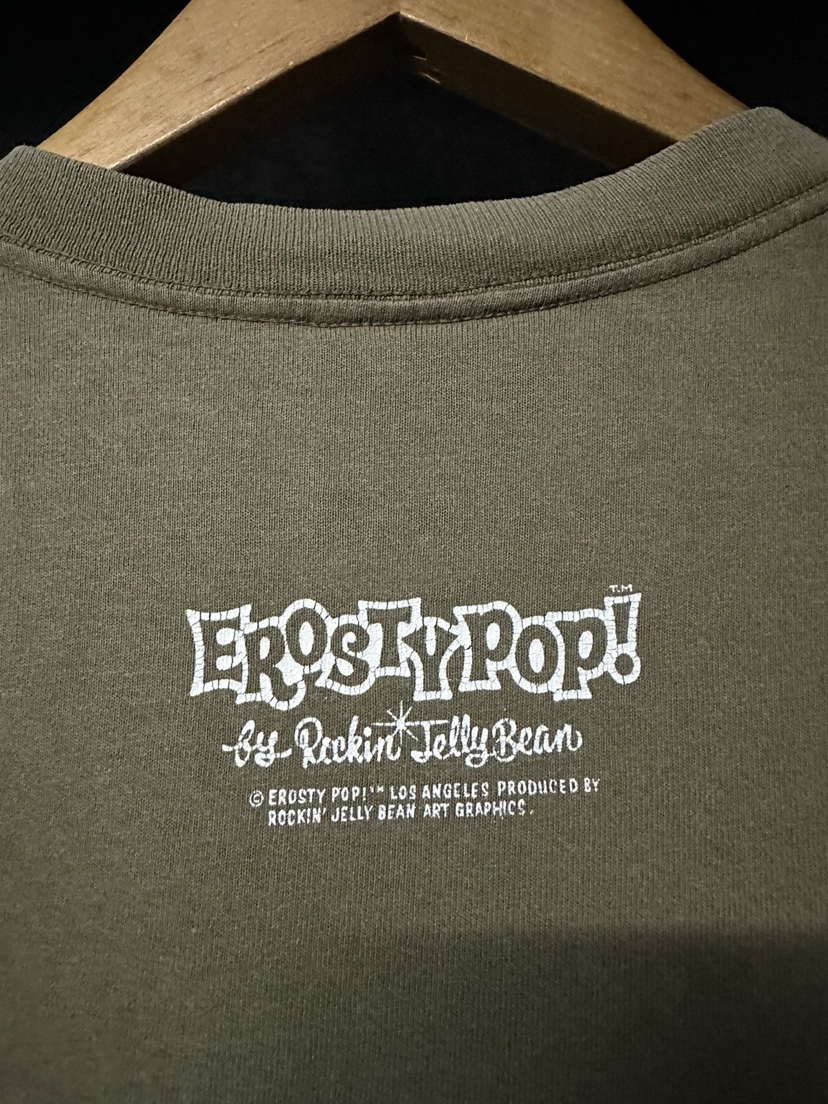Hook-Ups × Vintage Vintage 90s Erosty Pop Rockin Jelly Bean Skateboard Faded T Size US L / EU 52-54 / 3 - 9 Thumbnail