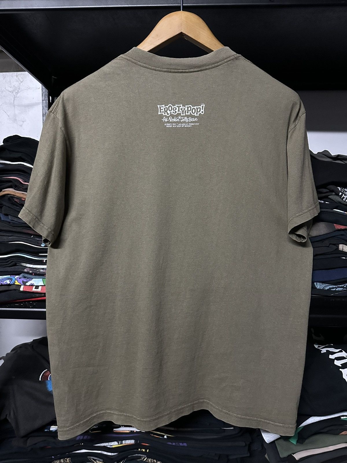 Hook-Ups × Vintage Vintage 90s Erosty Pop Rockin Jelly Bean Skateboard Faded T Size US L / EU 52-54 / 3 - 8 Thumbnail