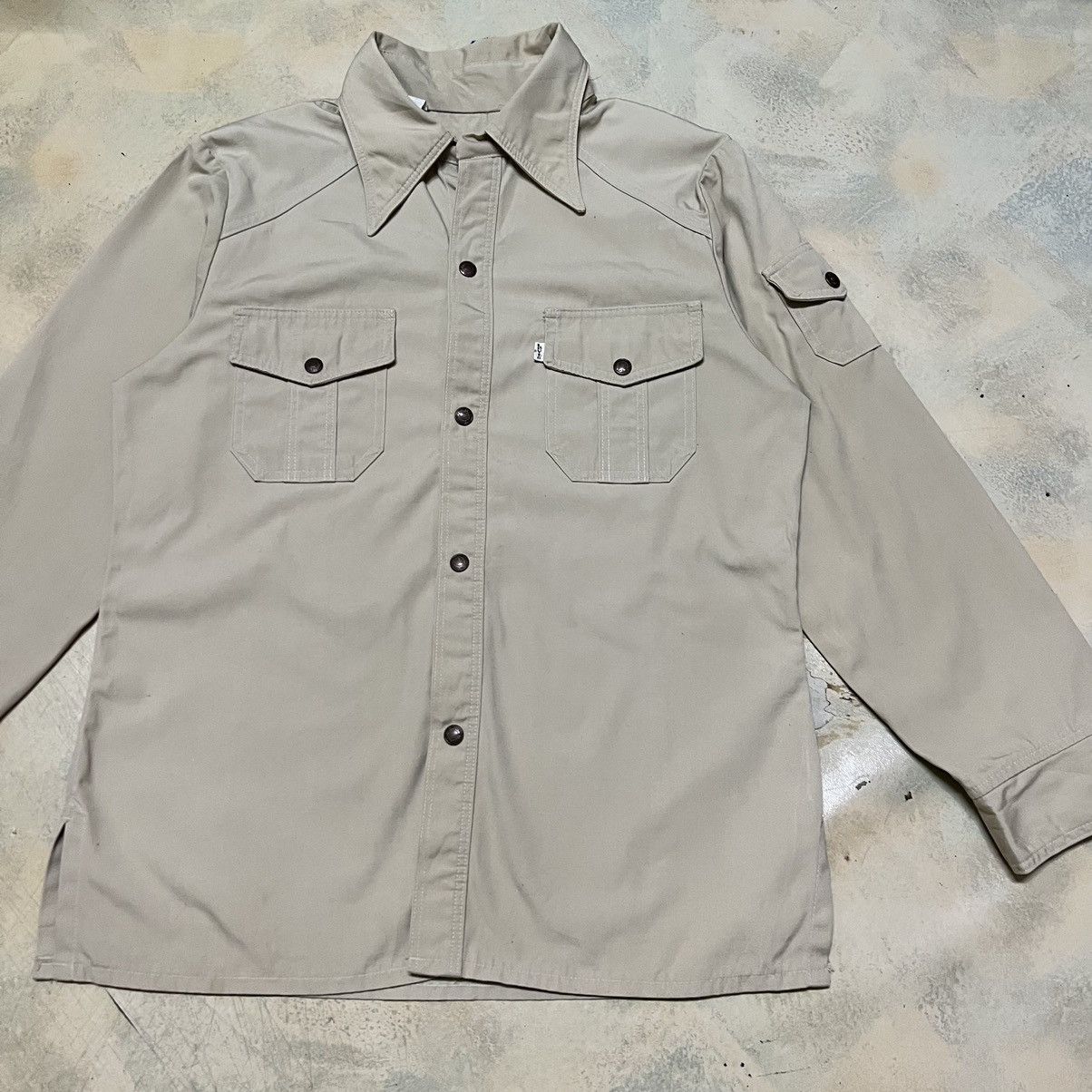 Levi's Vintage Levis Made in USA Button Up Shirt Size US L / EU 52-54 / 3 - 3 Thumbnail