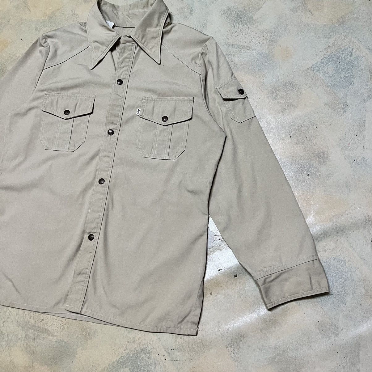 Levi's Vintage Levis Made in USA Button Up Shirt Size US L / EU 52-54 / 3 - 2 Thumbnail