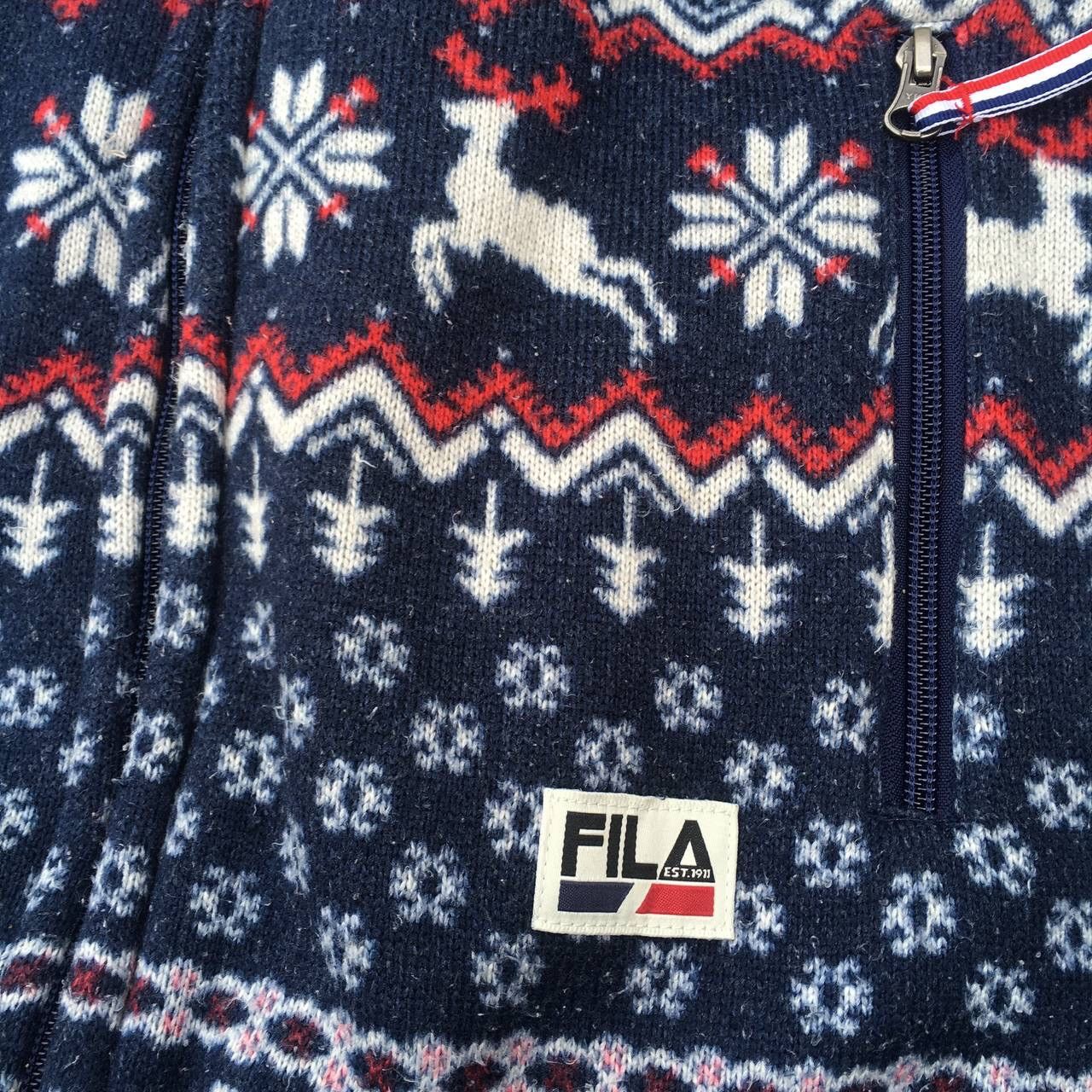 Fila × Polartec Vintage Fila Fleece Jacket Streetwear Style Size US L / EU 52-54 / 3 - 6 Thumbnail