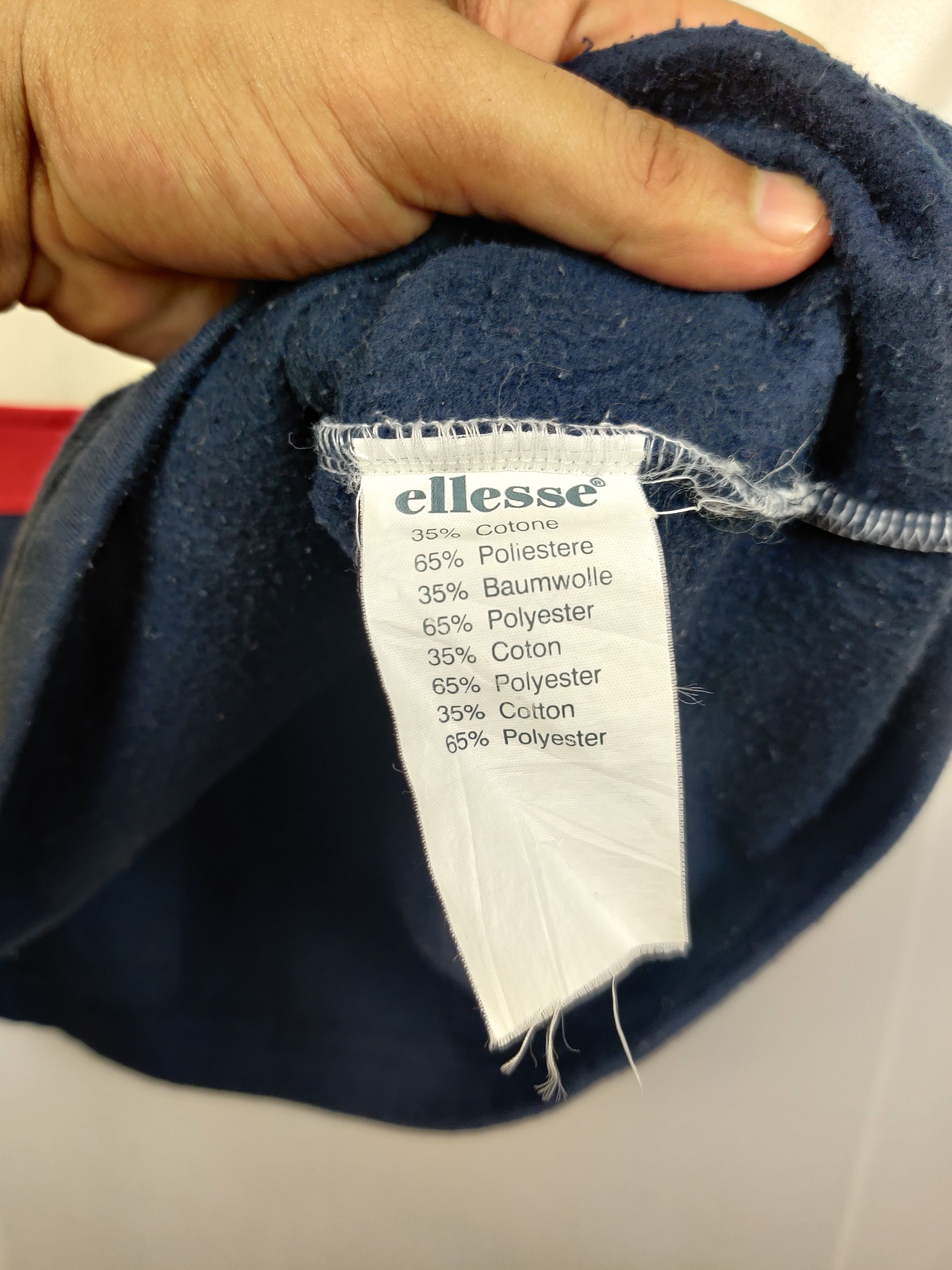 Ellesse Vintage Ellesse Spellout Half Zipper Light Jacket Size US L / EU 52-54 / 3 - 10 Thumbnail