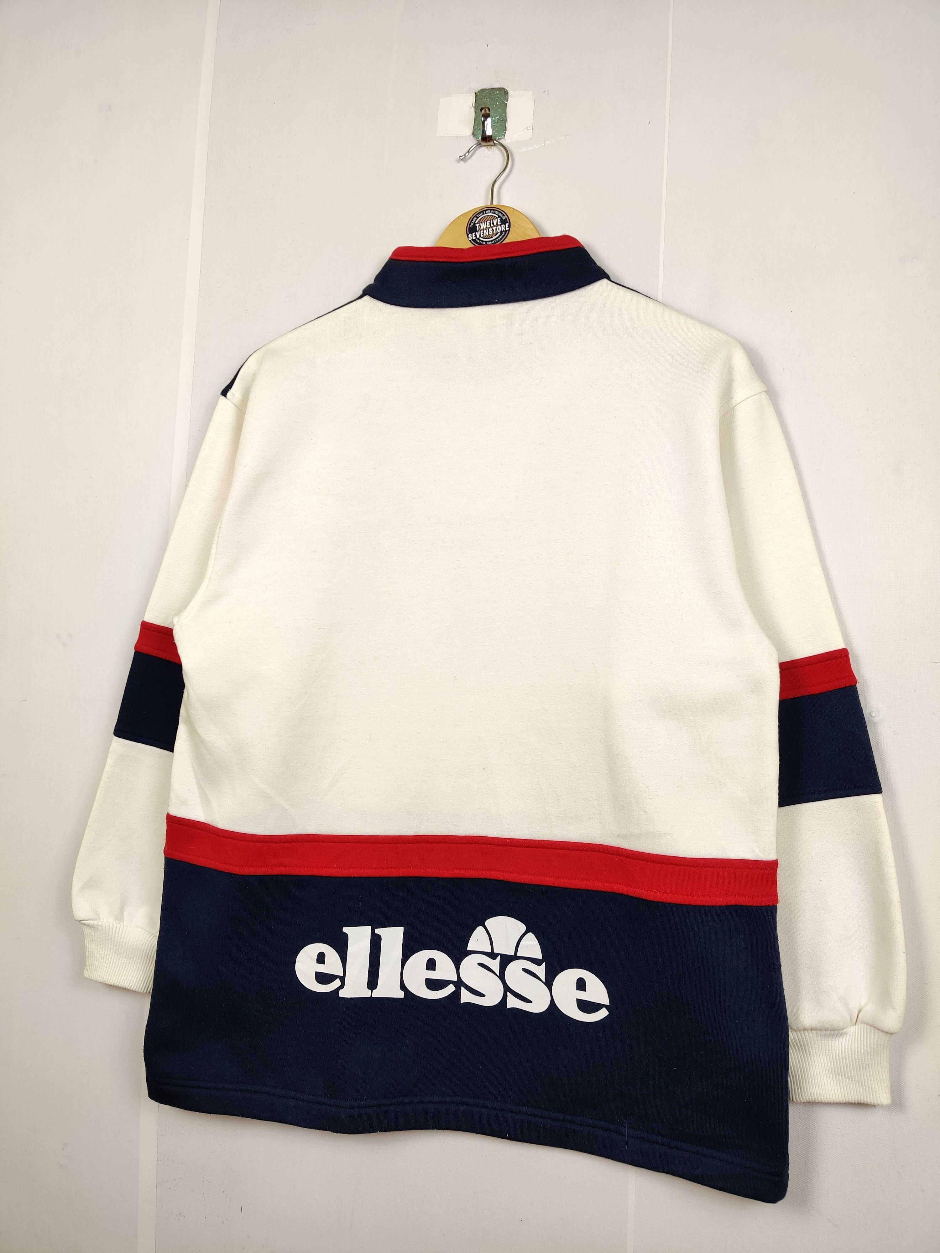 Ellesse Vintage Ellesse Spellout Half Zipper Light Jacket Size US L / EU 52-54 / 3 - 2 Thumbnail