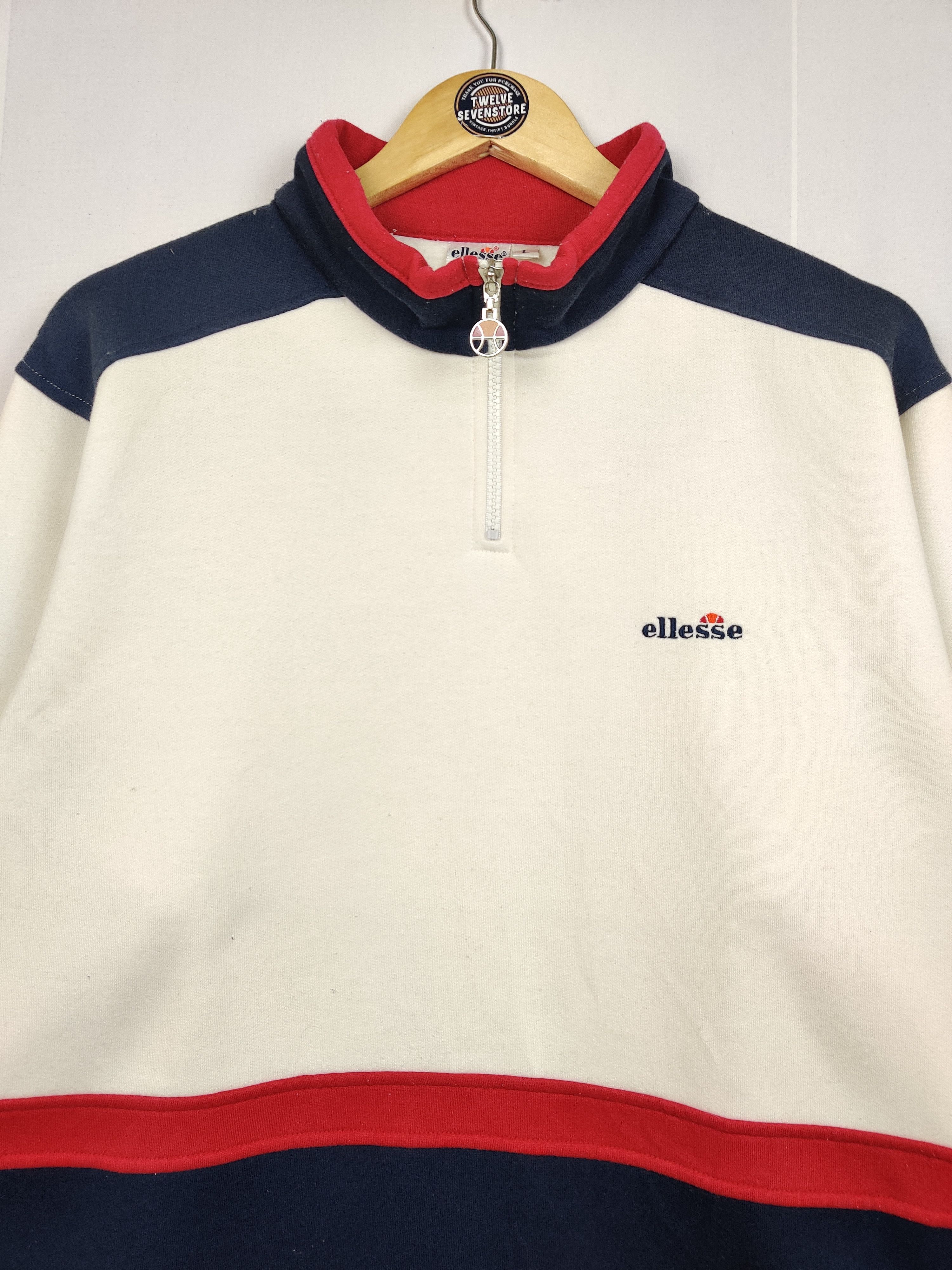 Ellesse Vintage Ellesse Spellout Half Zipper Light Jacket Size US L / EU 52-54 / 3 - 5 Thumbnail