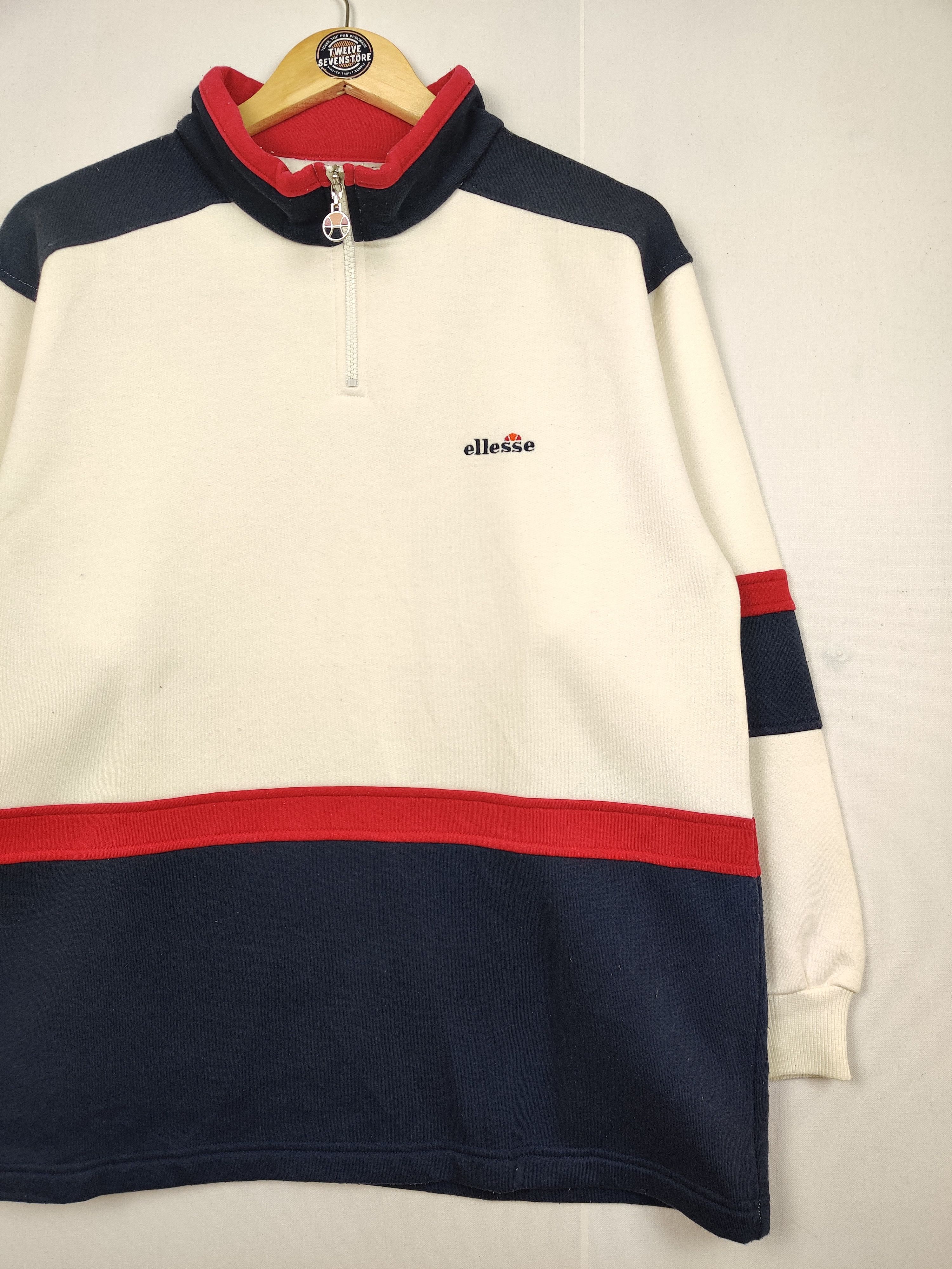 Ellesse Vintage Ellesse Spellout Half Zipper Light Jacket Size US L / EU 52-54 / 3 - 4 Thumbnail