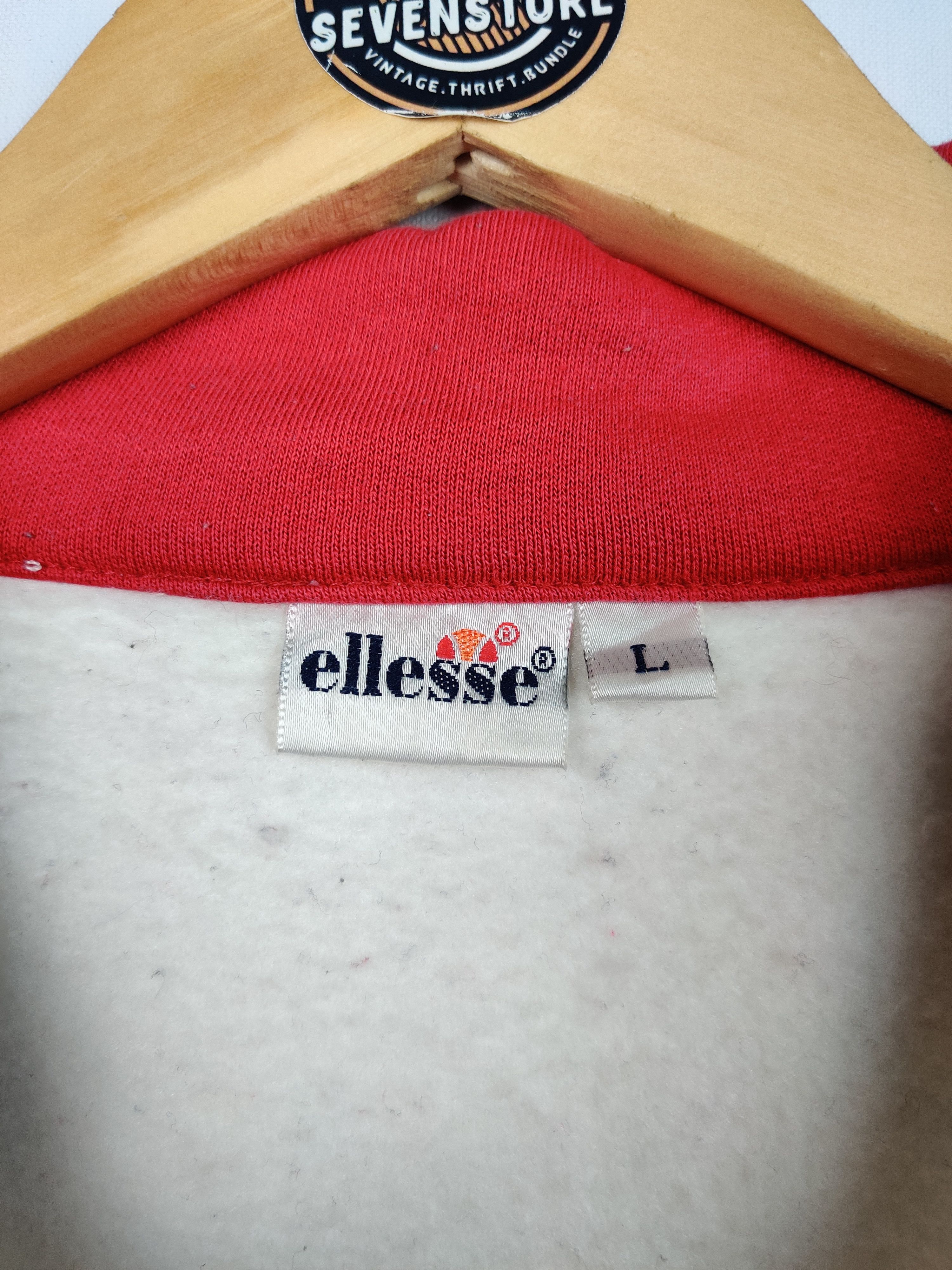 Ellesse Vintage Ellesse Spellout Half Zipper Light Jacket Size US L / EU 52-54 / 3 - 9 Thumbnail
