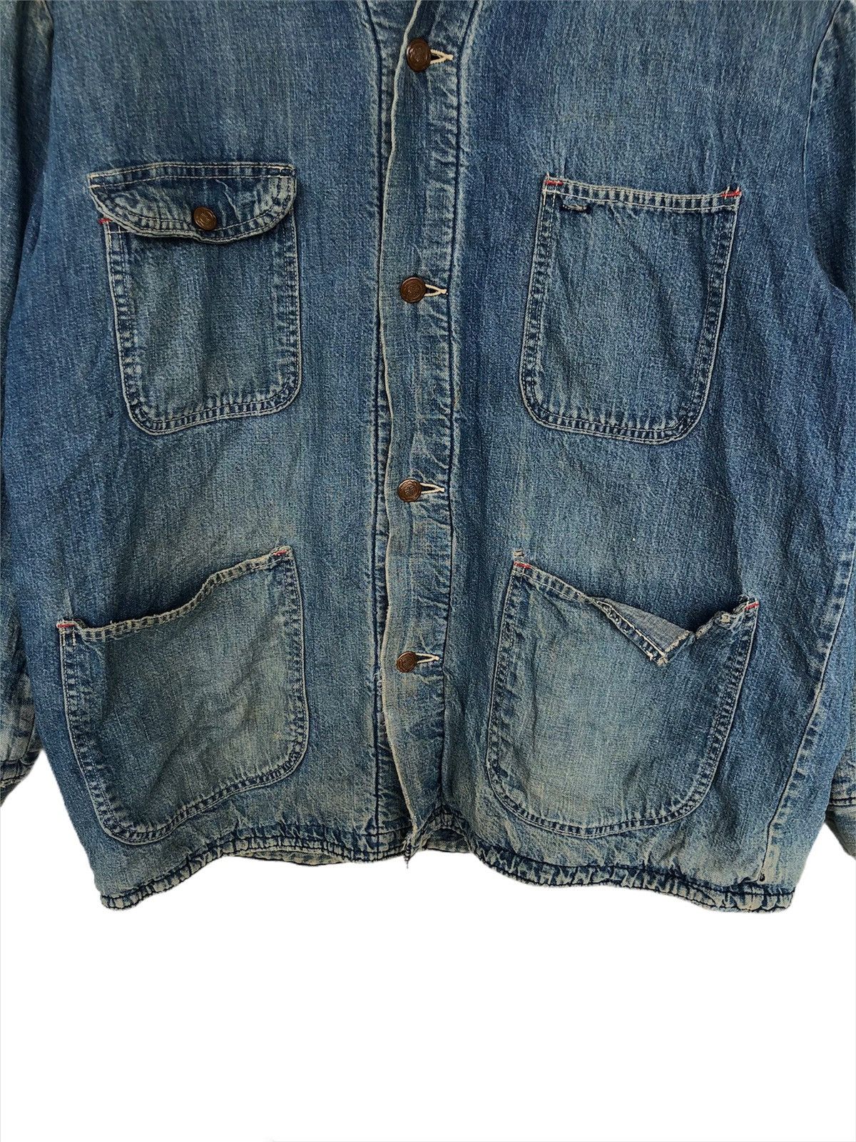 Carhartt Vintage 60s 🇺🇸 Wool Blanket Lining Worker Denim Carhatt Size US L / EU 52-54 / 3 - 5 Thumbnail