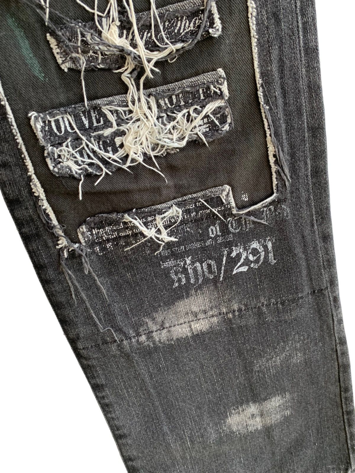 Japanese Brand Japanese Brand Berning-Sho Distressed Awesome Design Size US 30 / EU 46 - 6 Thumbnail
