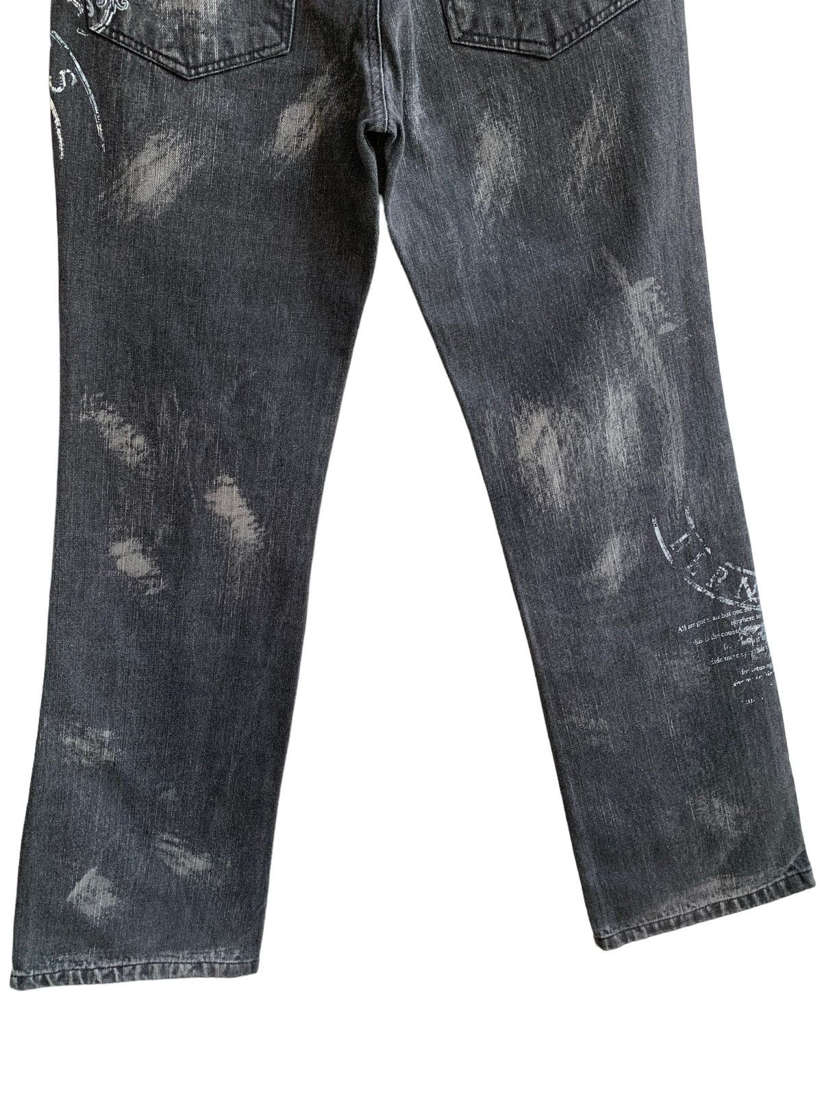 Japanese Brand Japanese Brand Berning-Sho Distressed Awesome Design Size US 30 / EU 46 - 9 Thumbnail