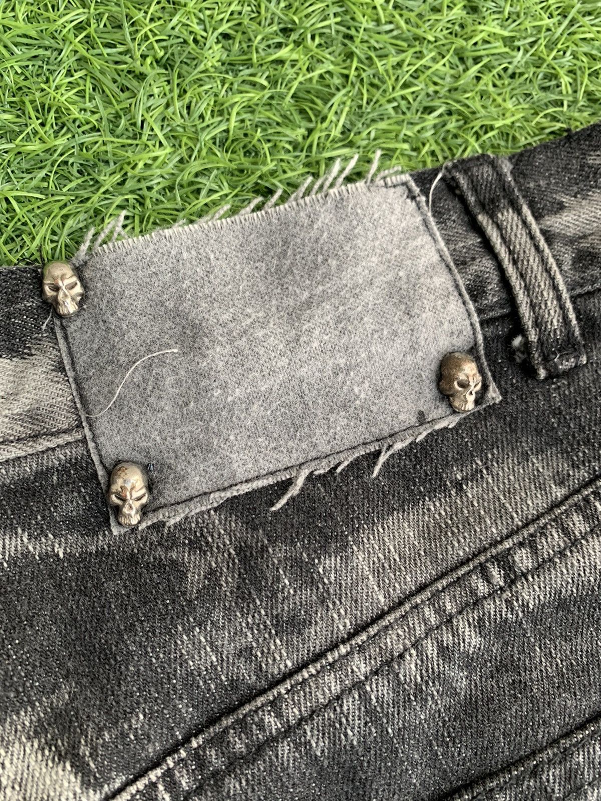 Japanese Brand Japanese Brand Berning-Sho Distressed Awesome Design Size US 30 / EU 46 - 17 Thumbnail