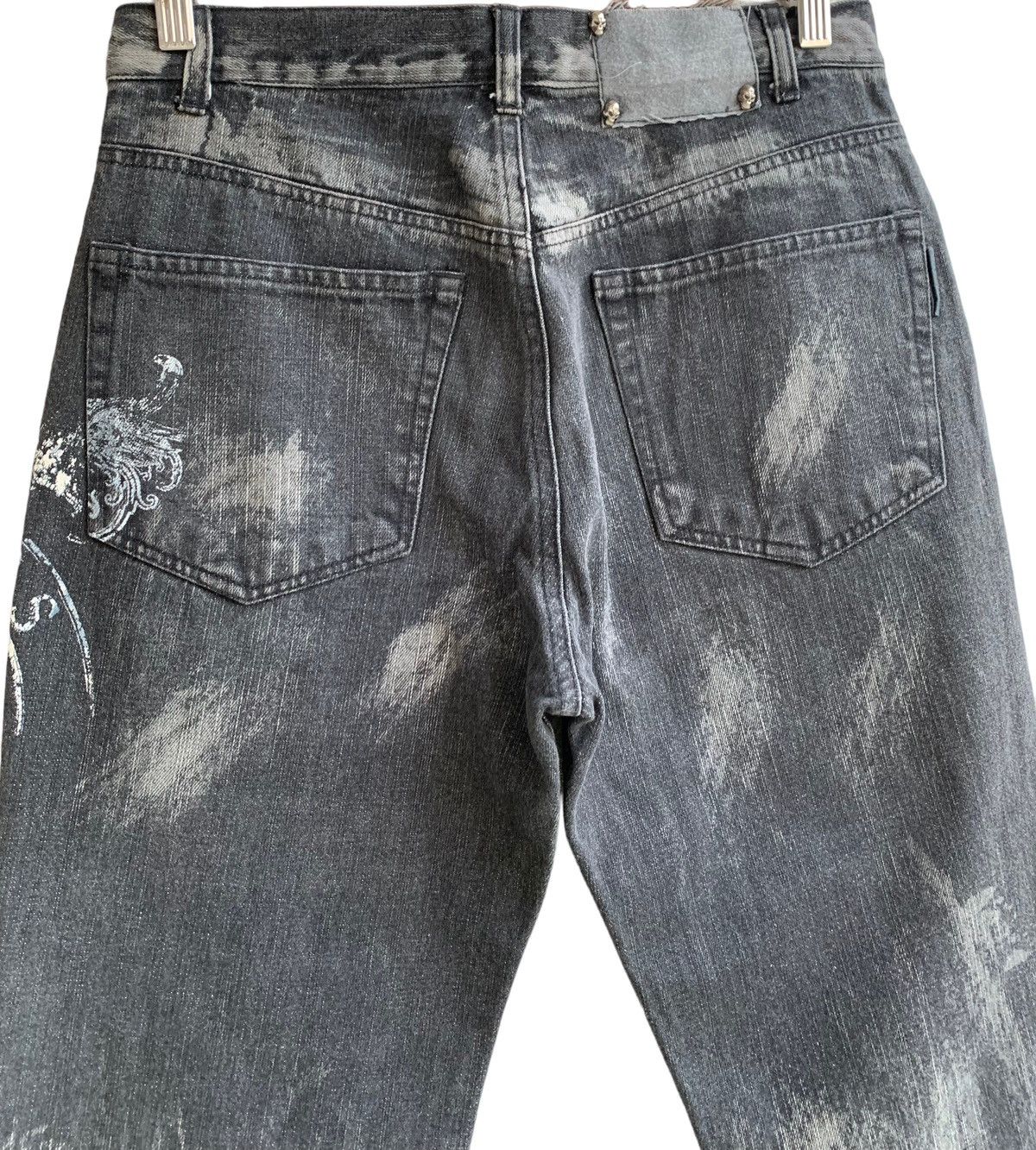 Japanese Brand Japanese Brand Berning-Sho Distressed Awesome Design Size US 30 / EU 46 - 10 Thumbnail