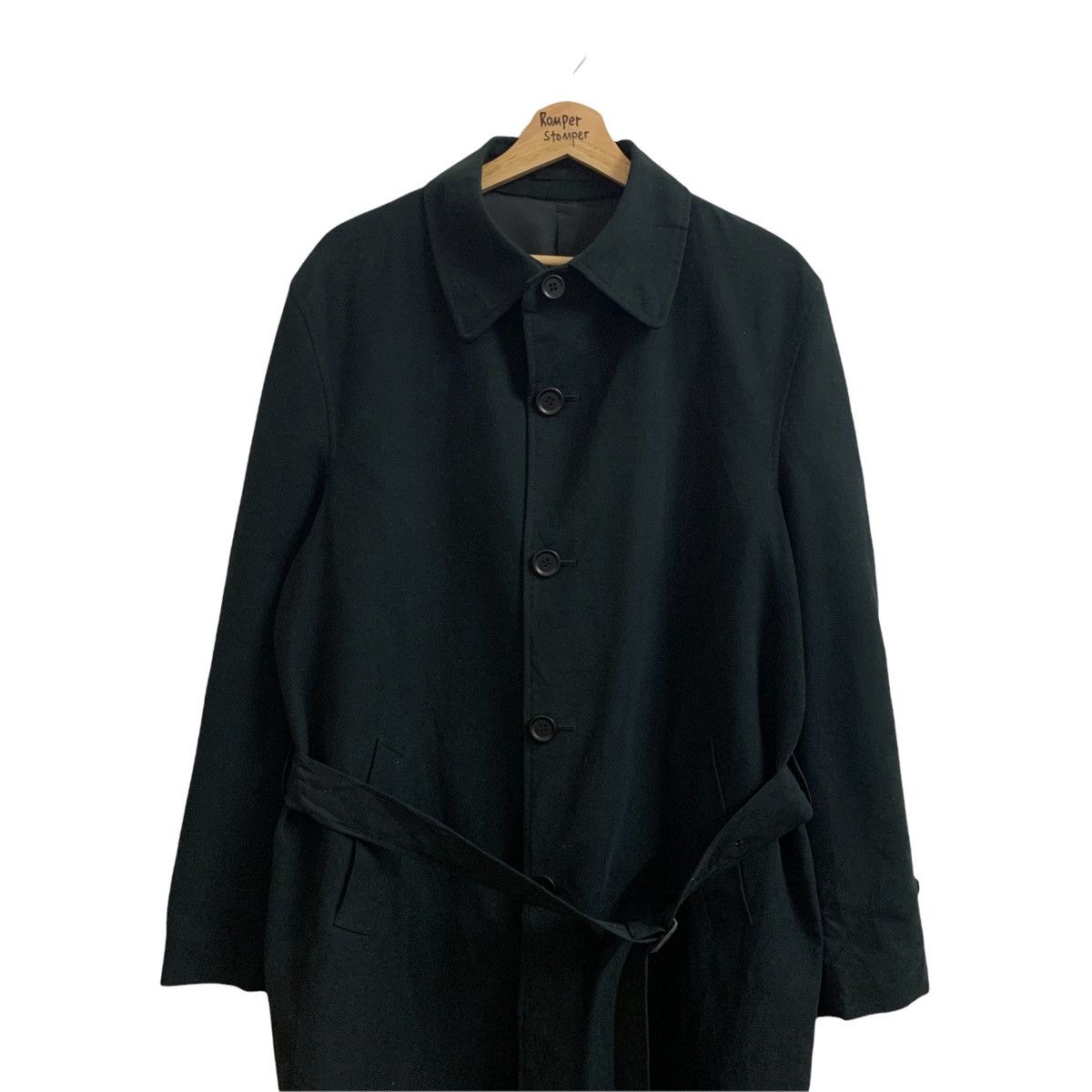 Yohji Yamamoto Yohji Yamamoto Signature Belted Long Jacket Size US L / EU 52-54 / 3 - 2 Thumbnail