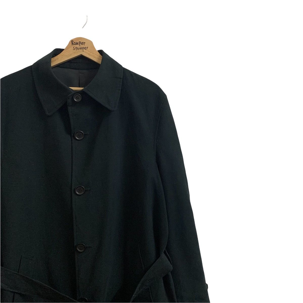 Yohji Yamamoto Yohji Yamamoto Signature Belted Long Jacket Size US L / EU 52-54 / 3 - 3 Thumbnail