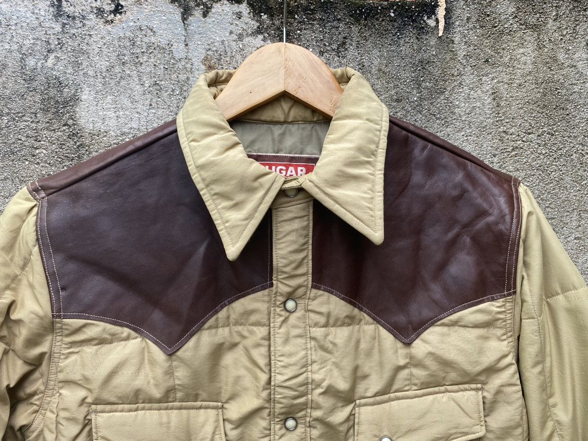 Sugar Cane Sugar Cane & Co Leather Diamond Quilted Western Jacket Size US M / EU 48-50 / 2 - 4 Thumbnail