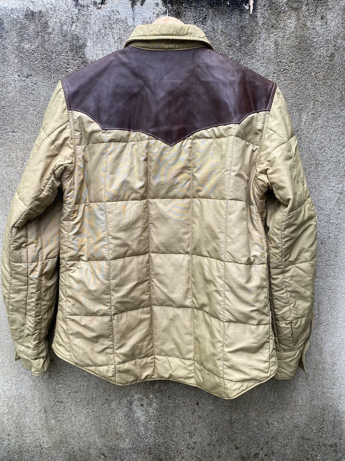 Sugar Cane Sugar Cane & Co Leather Diamond Quilted Western Jacket Size US M / EU 48-50 / 2 - 2 Thumbnail