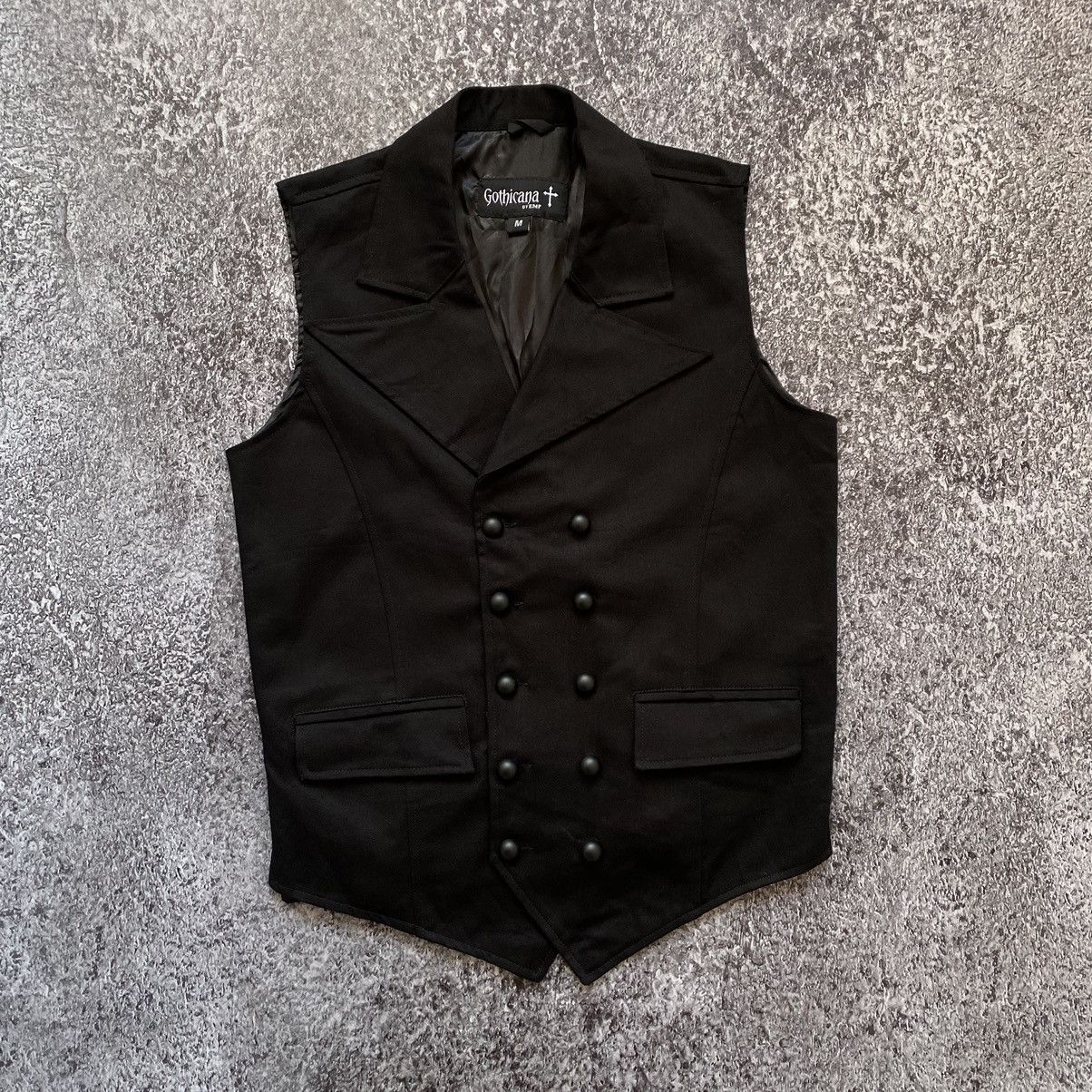 Affliction Vintage Gothicana Faded Punk Sleeveless Top Designer Vest Size US M / EU 48-50 / 2 - 3 Thumbnail