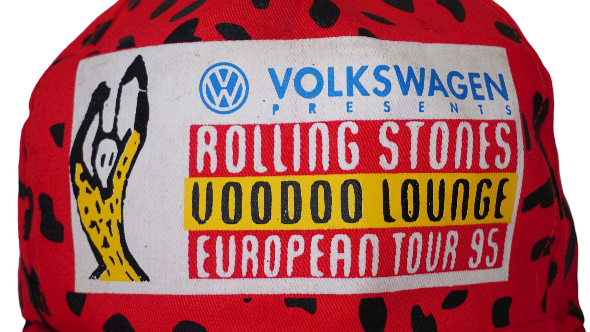 The Rolling Stones × Vintage Rolling Stones Voodoo Lounge 1995 Euro Tour Vintage Hat Size ONE SIZE - 4 Thumbnail