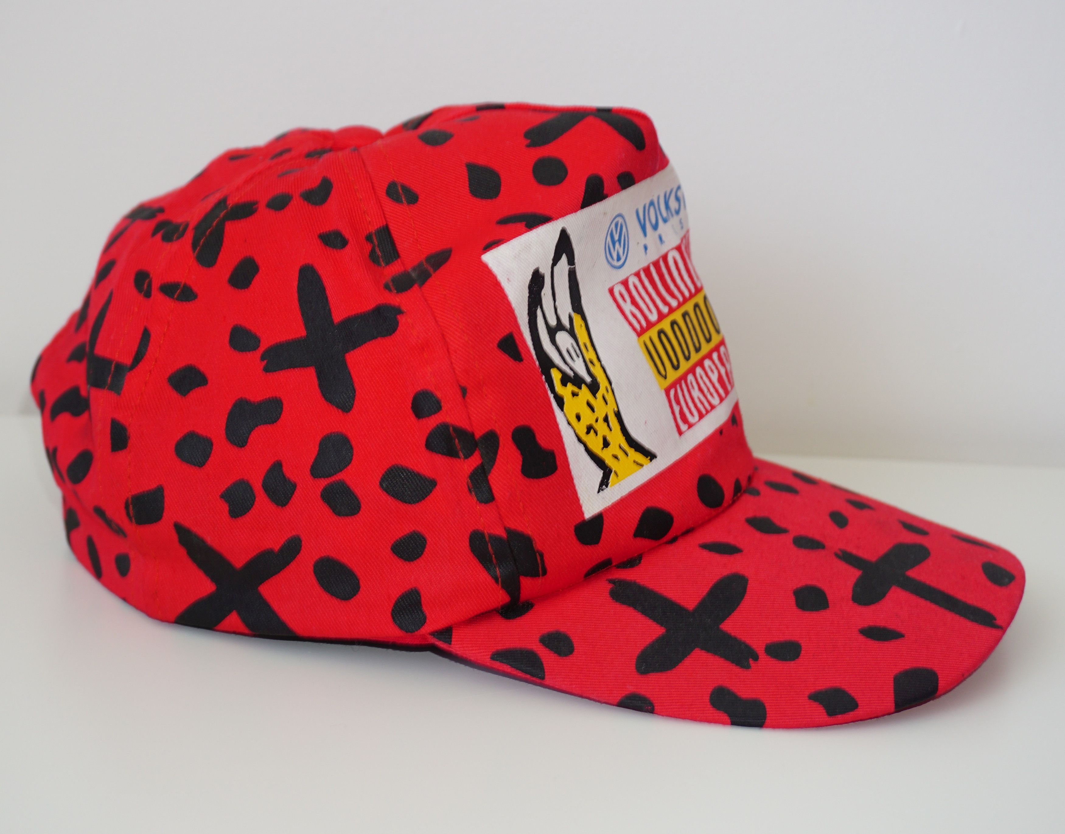 The Rolling Stones × Vintage Rolling Stones Voodoo Lounge 1995 Euro Tour Vintage Hat Size ONE SIZE - 7 Thumbnail
