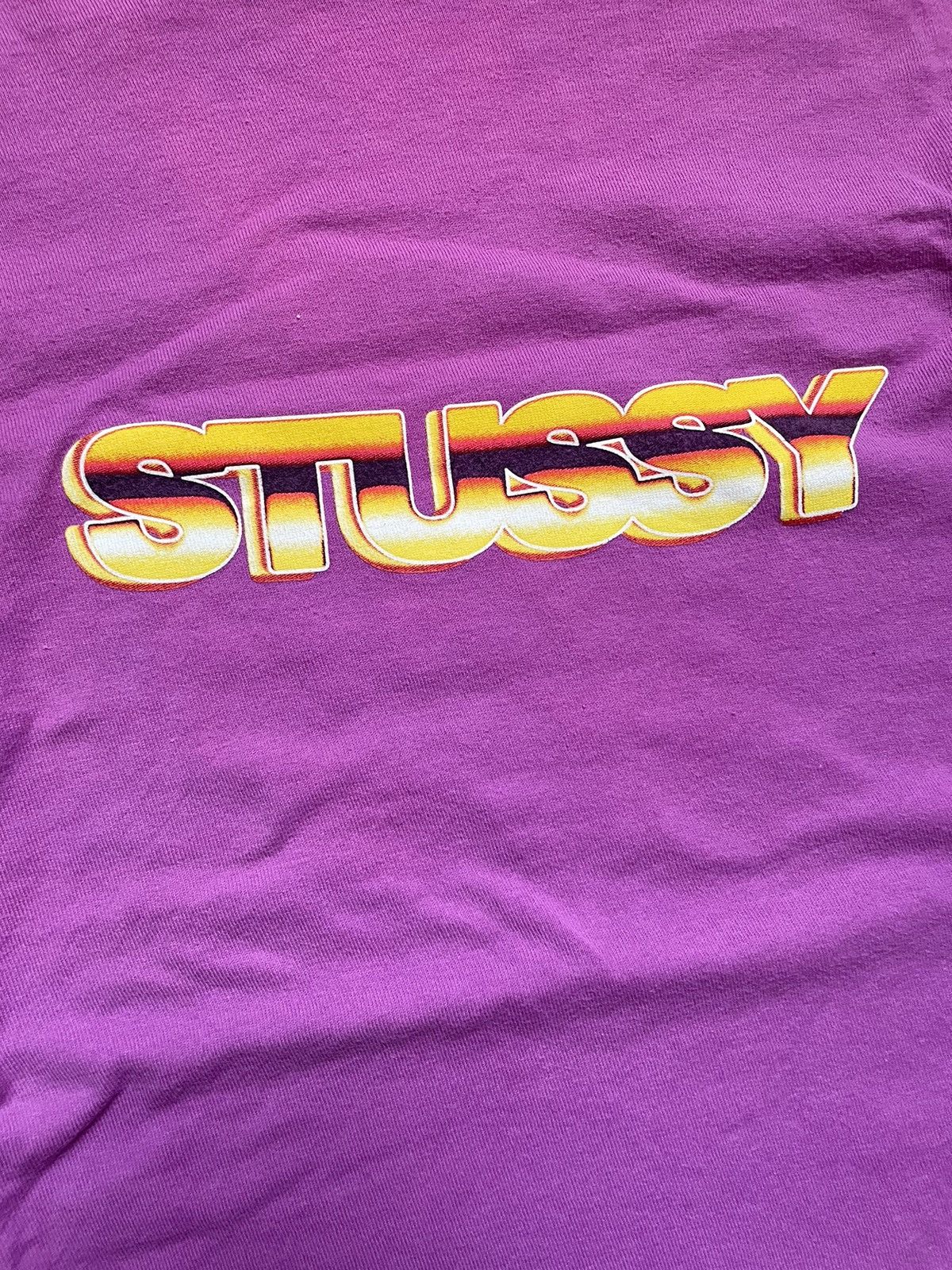 Vintage Purple Stussy vintage shirt large Size US L / EU 52-54 / 3 - 2 Preview