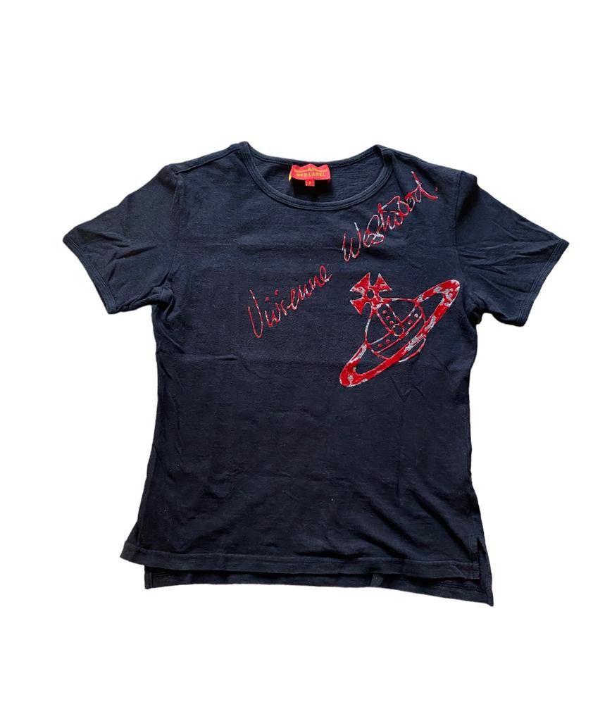 Vivienne Westwood velvet logo tee