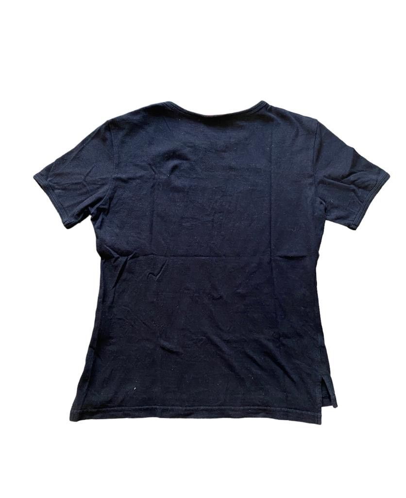 Vivienne Westwood Vivienne Westwood velvet logo tee Size XXS / US 00 / IT 34 - 2 Thumbnail