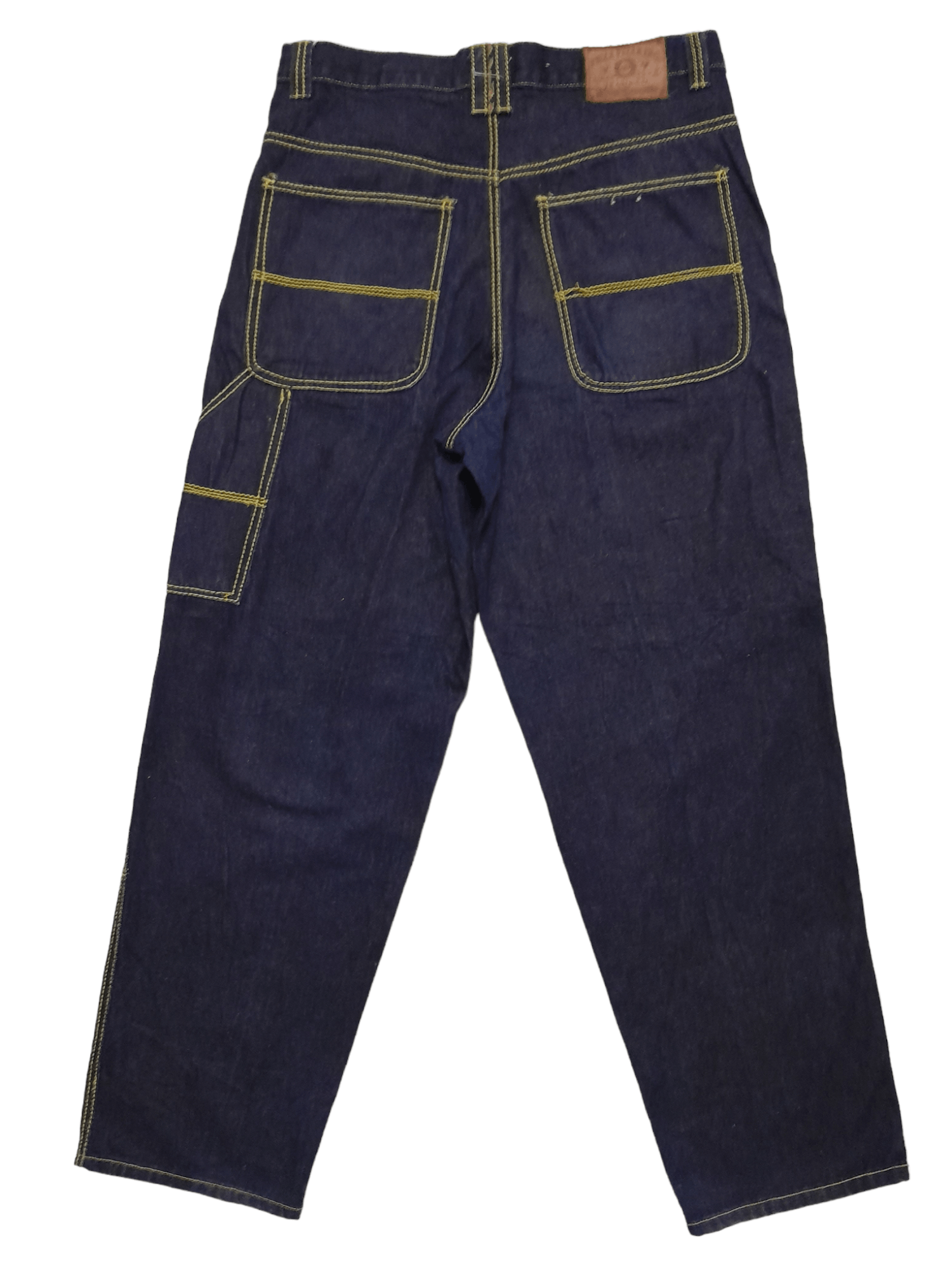 Pelle Pelle × Vintage 90s Pelle Pelle Denim Toned Stitch (E484) Size US 34 / EU 50 - 1 Thumbnail