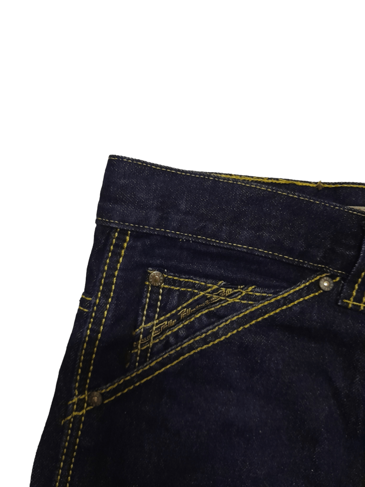 Pelle Pelle × Vintage 90s Pelle Pelle Denim Toned Stitch (E484) Size US 34 / EU 50 - 5 Thumbnail