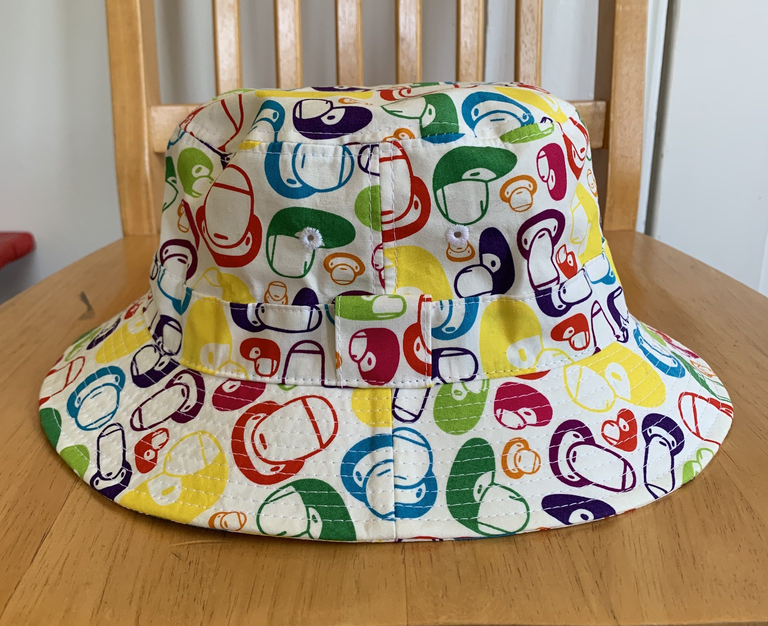 Bape F/W 2005 Bape Baby Milo Crazy Camo Bucket Hat Size ONE SIZE - 2 Thumbnail