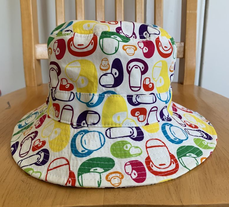 Bape F/W 2005 Bape Baby Milo Crazy Camo Bucket Hat | Grailed