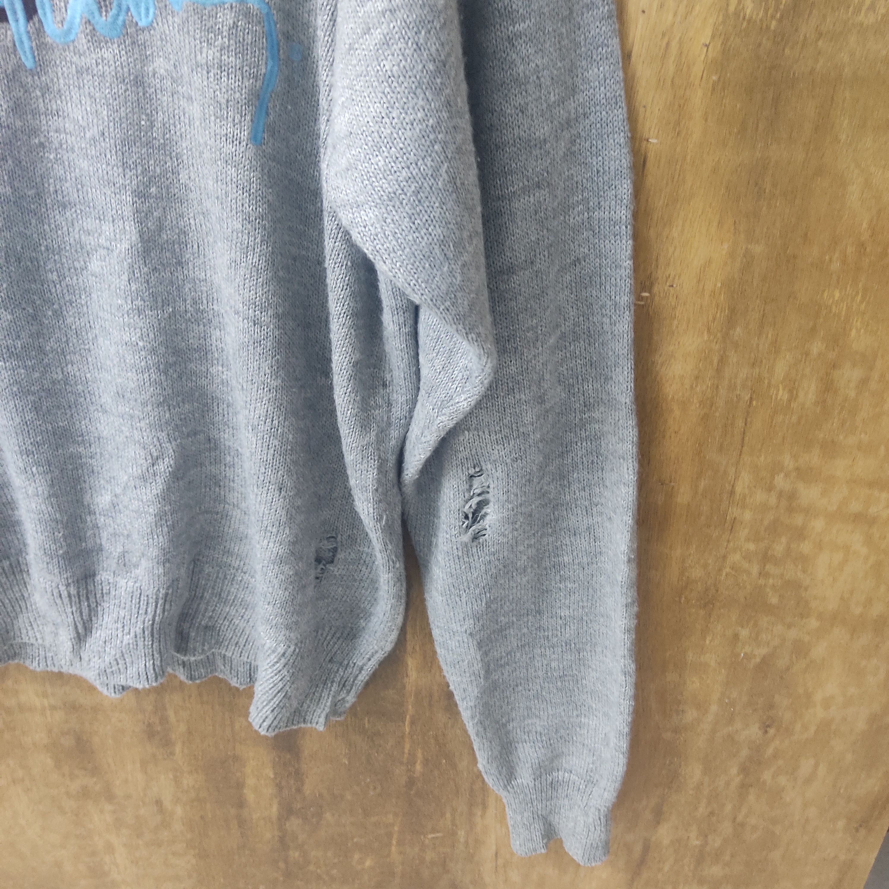 Joyrich × Keith Haring Keith Haring X Joyrich Embroid Big Logo Distressed Knitwear Size US L / EU 52-54 / 3 - 9 Thumbnail
