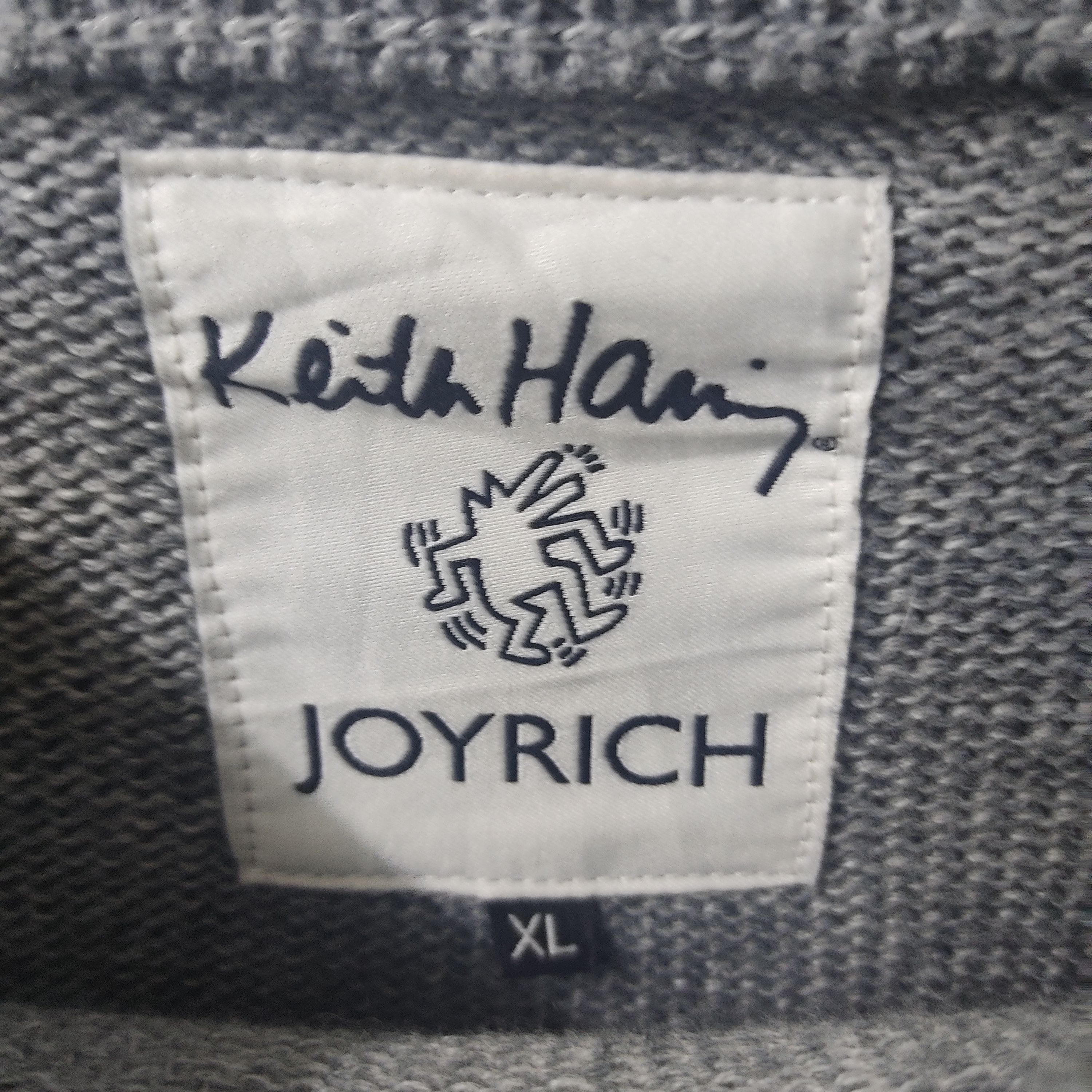 Joyrich × Keith Haring Keith Haring X Joyrich Embroid Big Logo Distressed Knitwear Size US L / EU 52-54 / 3 - 5 Thumbnail