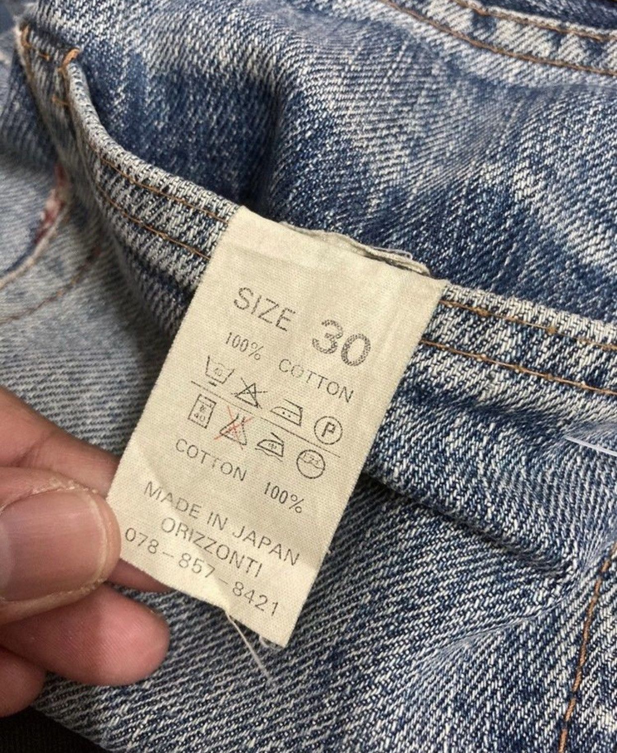 Denime × Japanese Brand × Vintage SICK 🔥 VINTAGE Y2K DENIME JAPANES TWISTED LEG rusty Size US 30 / EU 46 - 6 Thumbnail