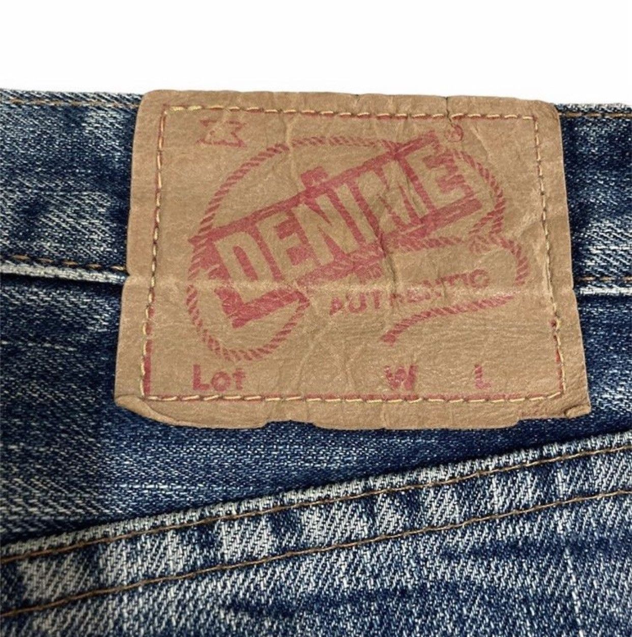 Denime × Japanese Brand × Vintage SICK 🔥 VINTAGE Y2K DENIME JAPANES TWISTED LEG rusty Size US 30 / EU 46 - 5 Thumbnail