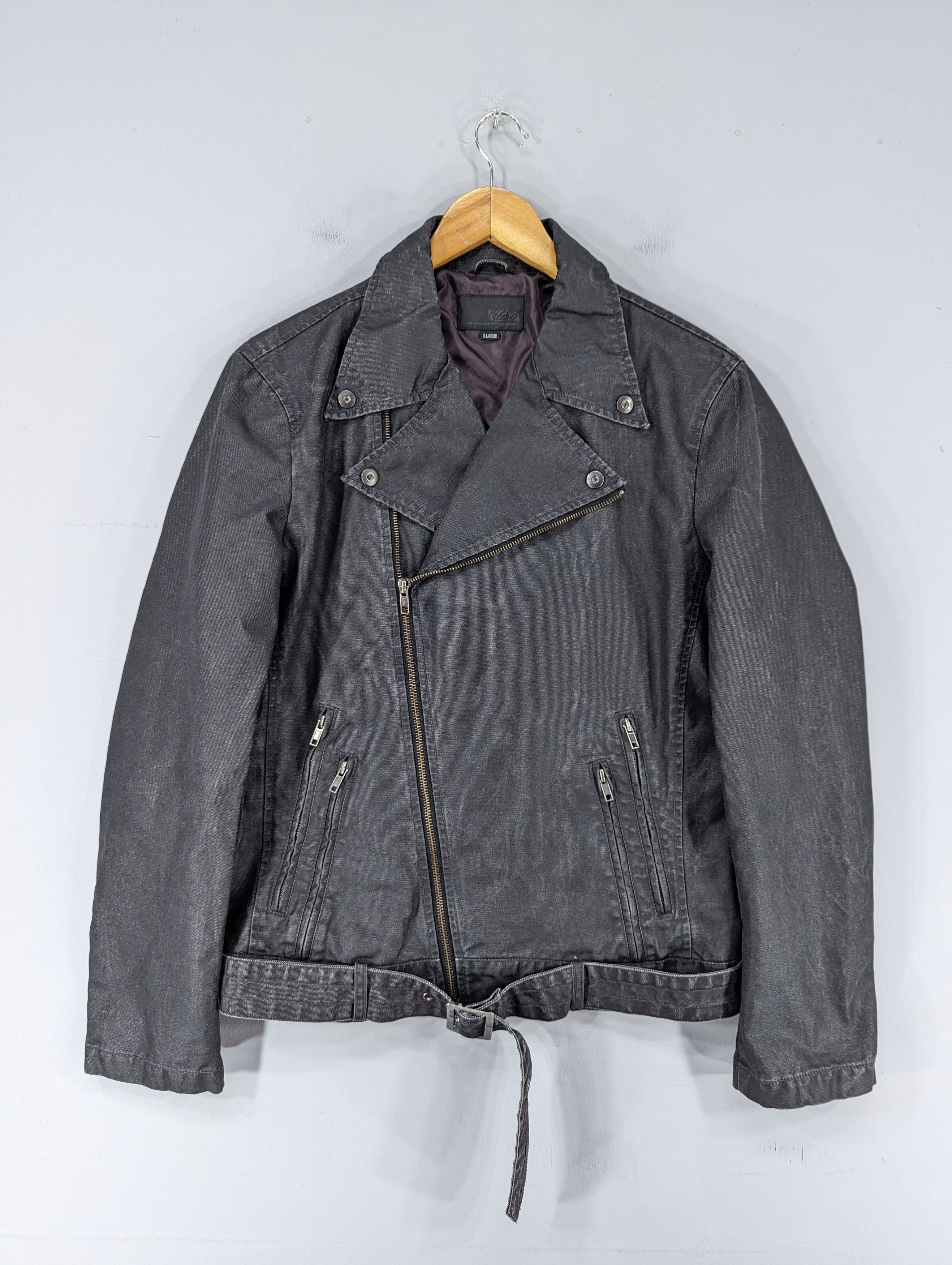 Mossimo 🔥RARE🔥Massimo Double Collar Biker Style Jacket Size US M / EU 48-50 / 2 - 1 Thumbnail