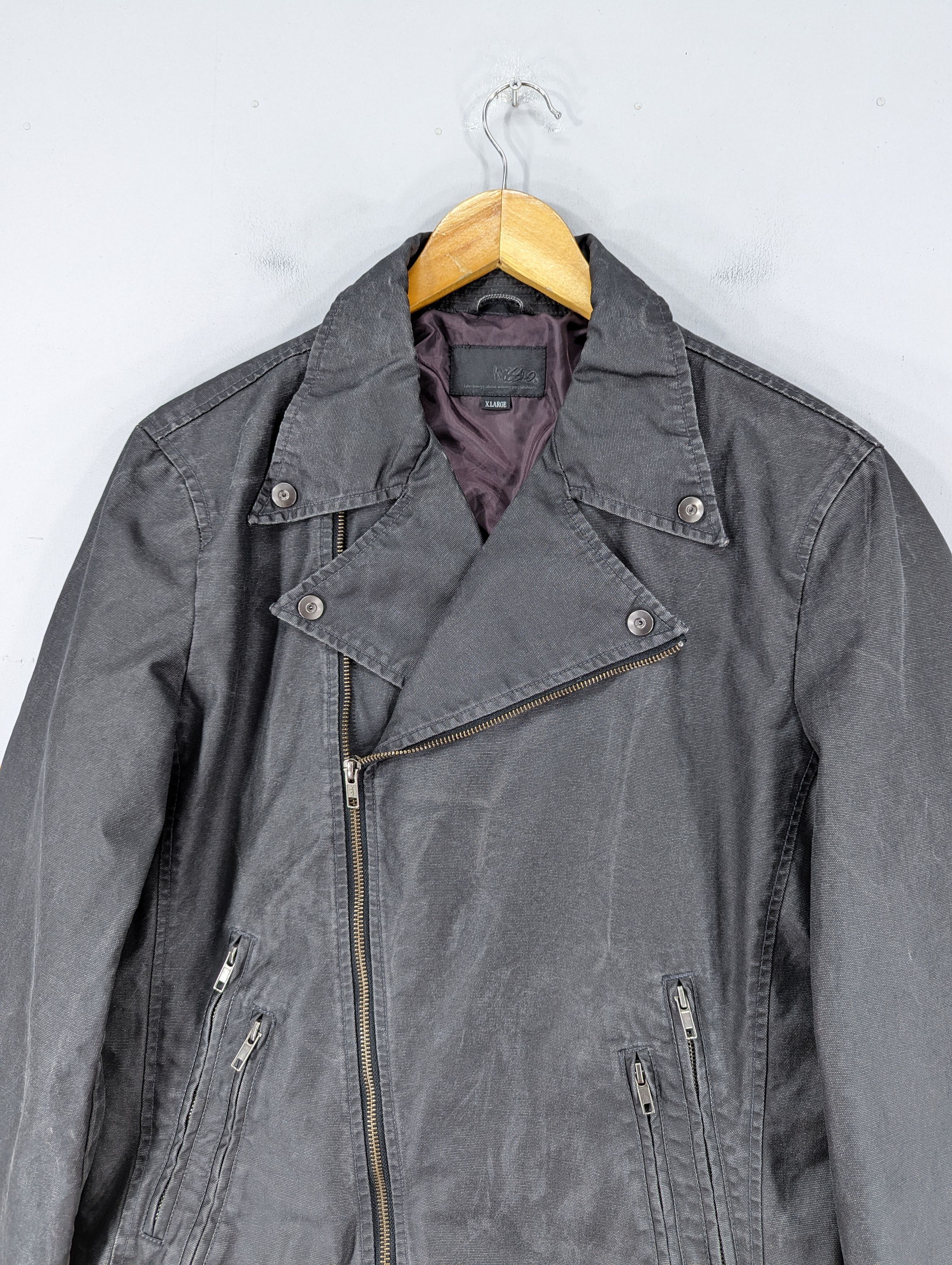 Mossimo 🔥RARE🔥Massimo Double Collar Biker Style Jacket Size US M / EU 48-50 / 2 - 4 Thumbnail
