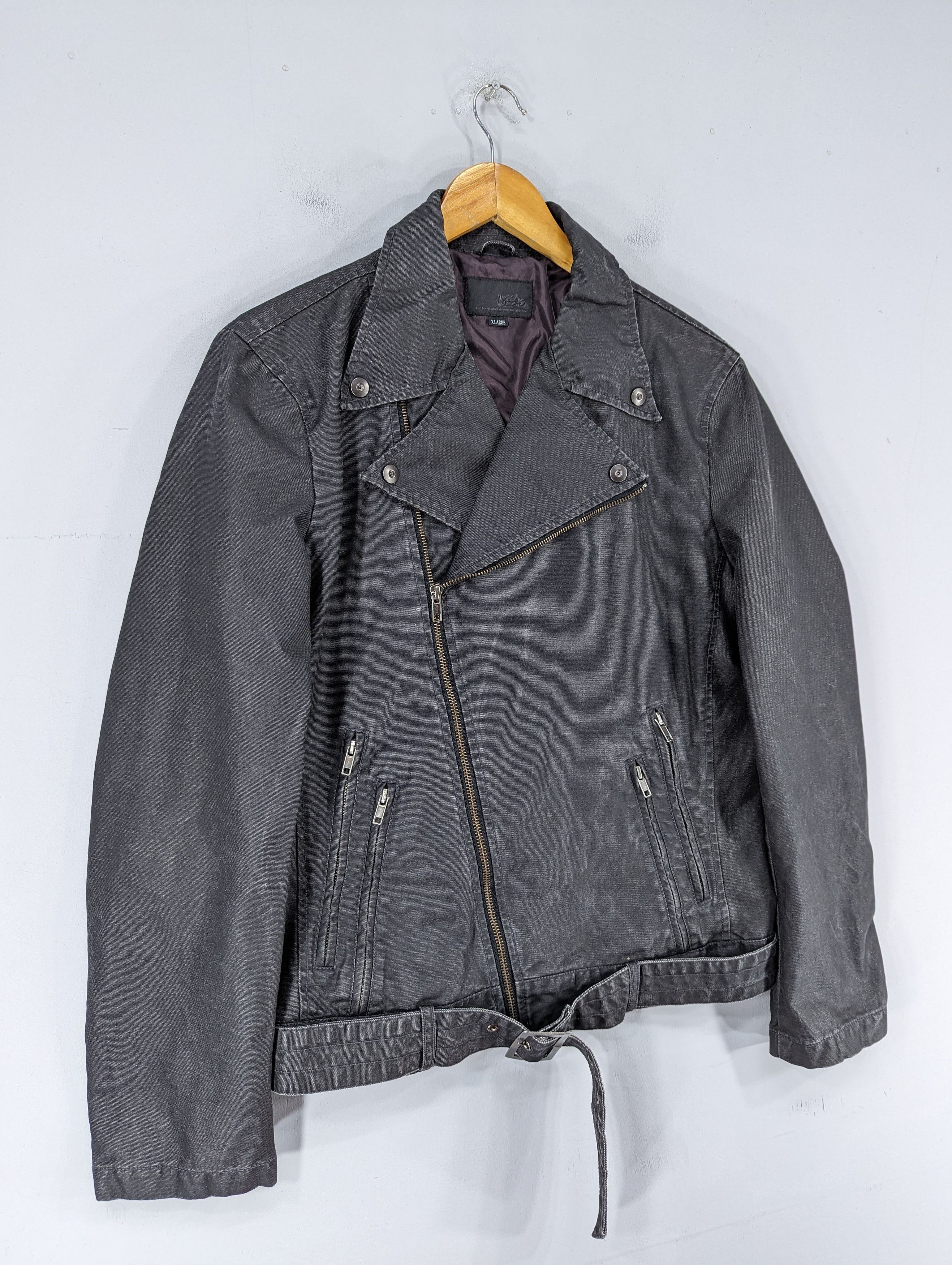 Mossimo 🔥RARE🔥Massimo Double Collar Biker Style Jacket Size US M / EU 48-50 / 2 - 2 Thumbnail
