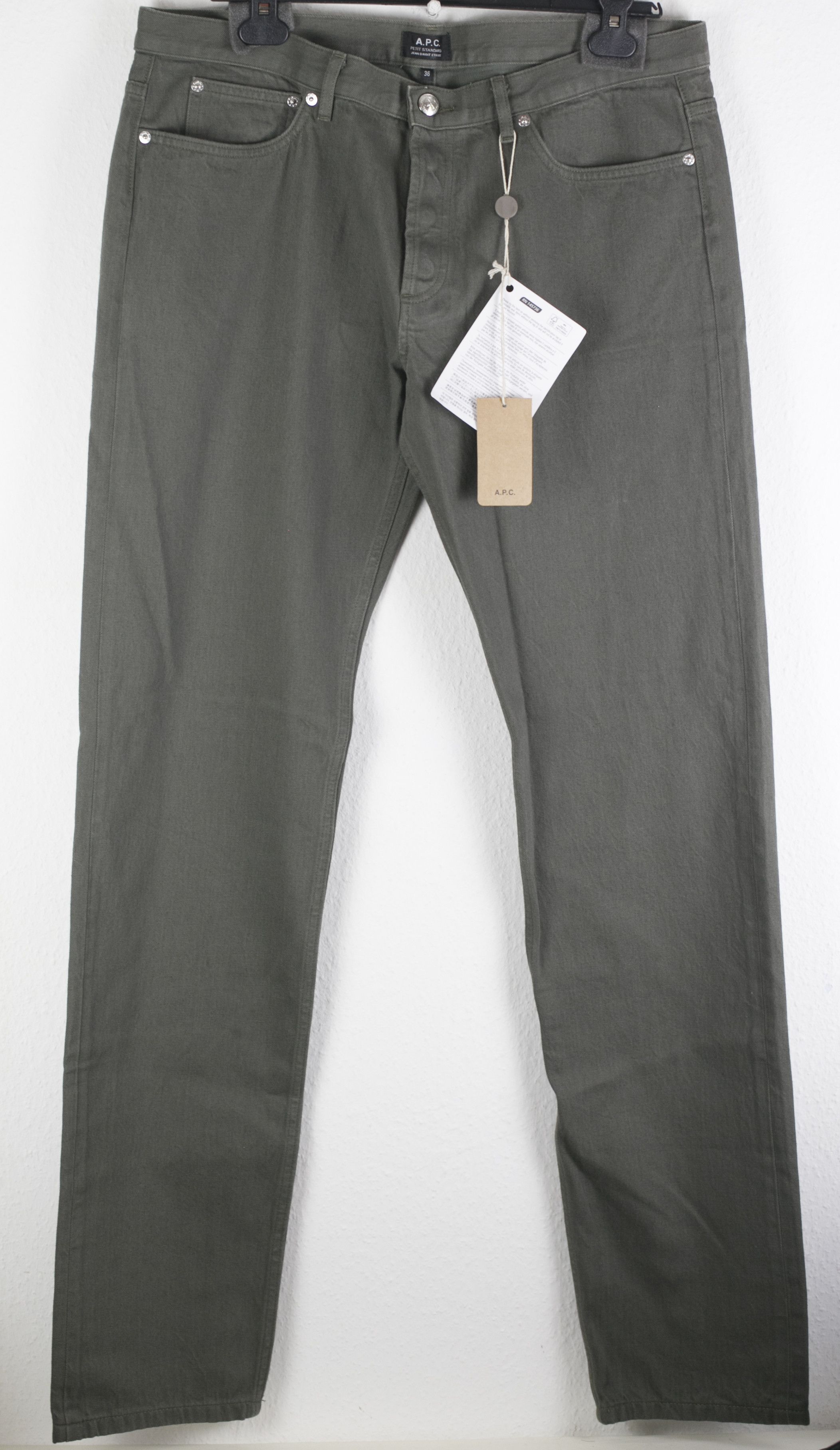 A.P.C. NWT A.P.C. petit standard Jeans KAKI Size 36 APC Size US 36 / EU 52 - 1 Thumbnail