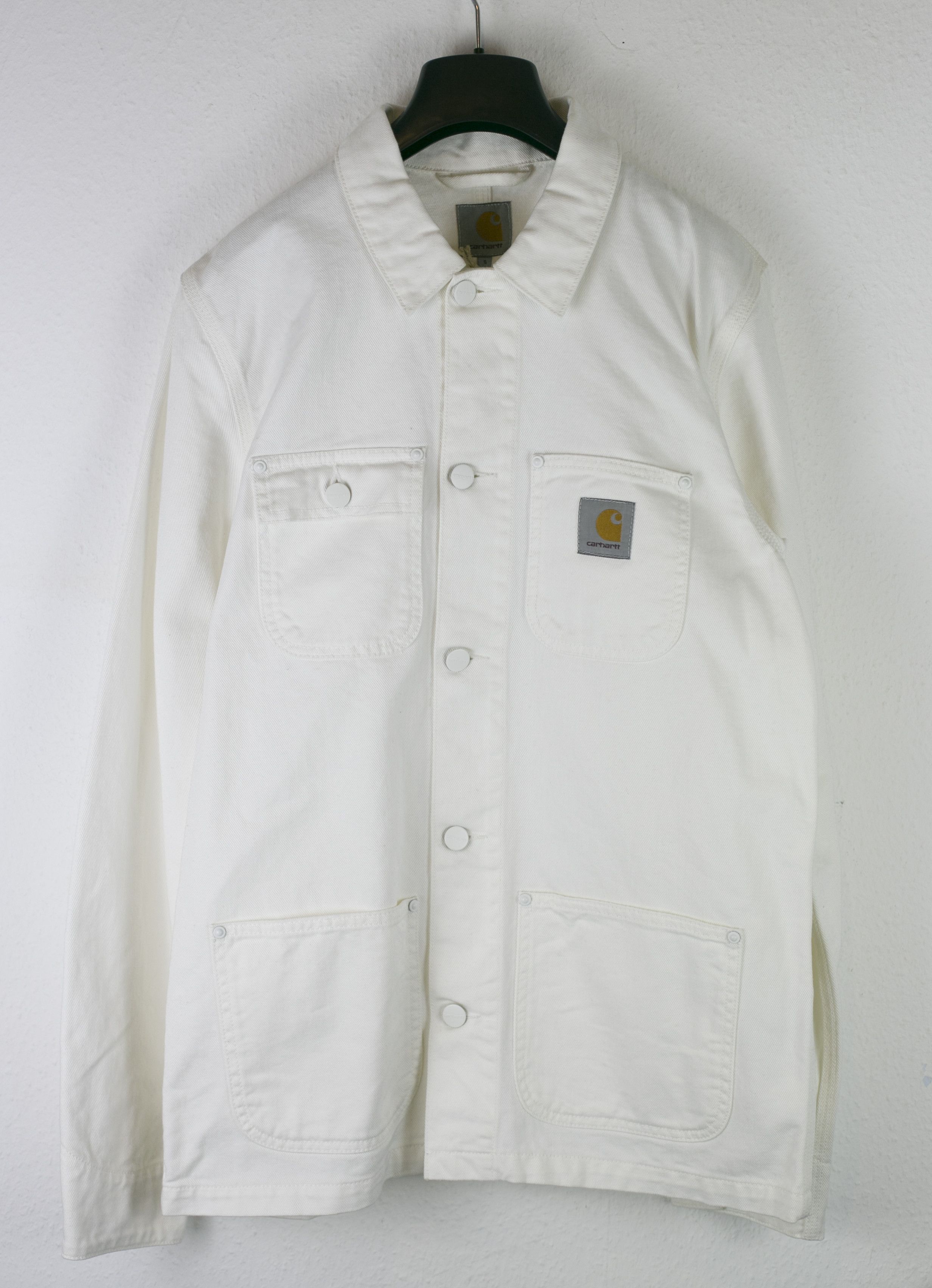 image of NWT Carhartt Wip Michigan Chore Coat White Size S, Men's