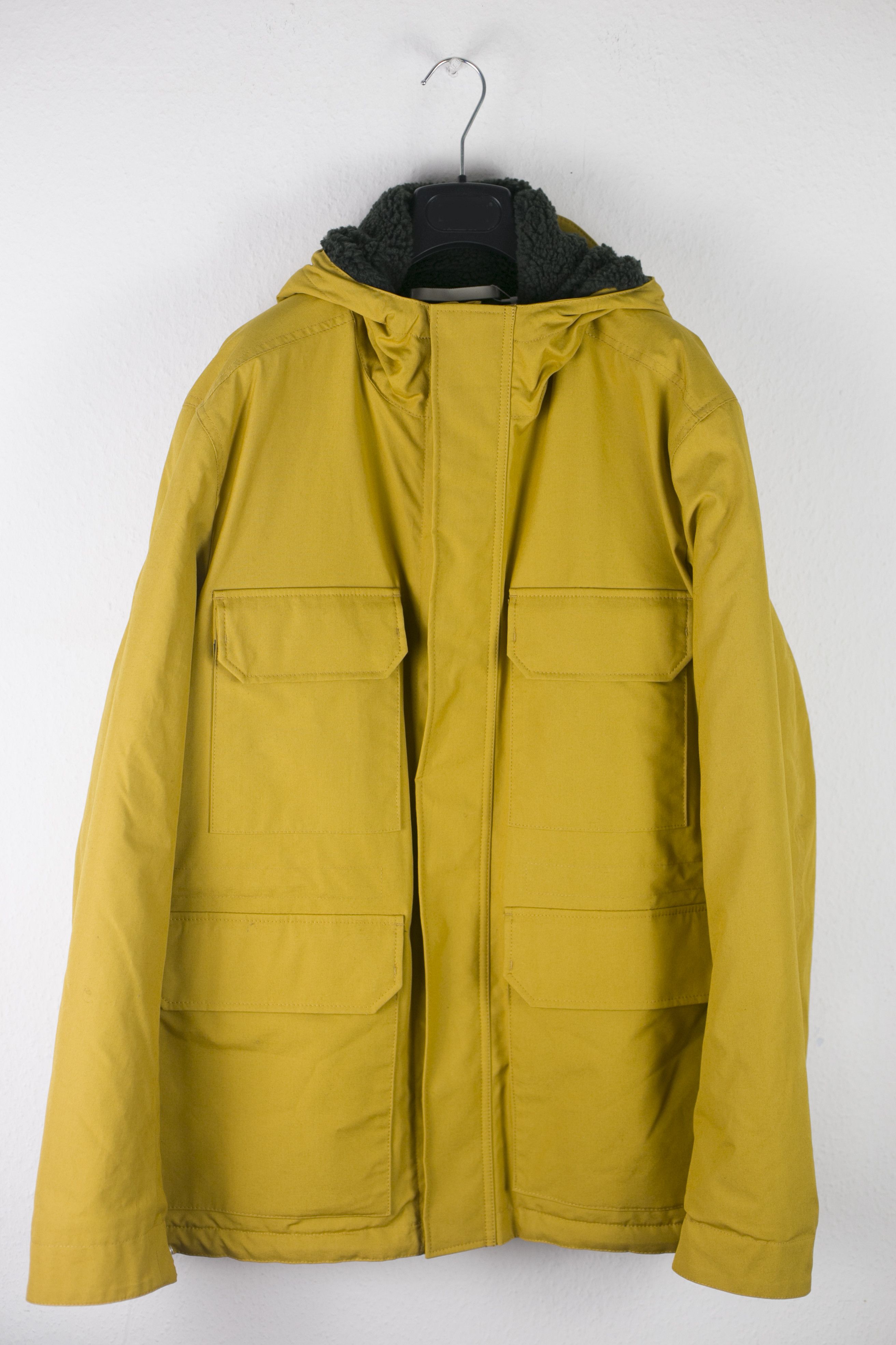 NWT Norse Projects NUNK CAMBRIC COTTON Parka Yellow XL