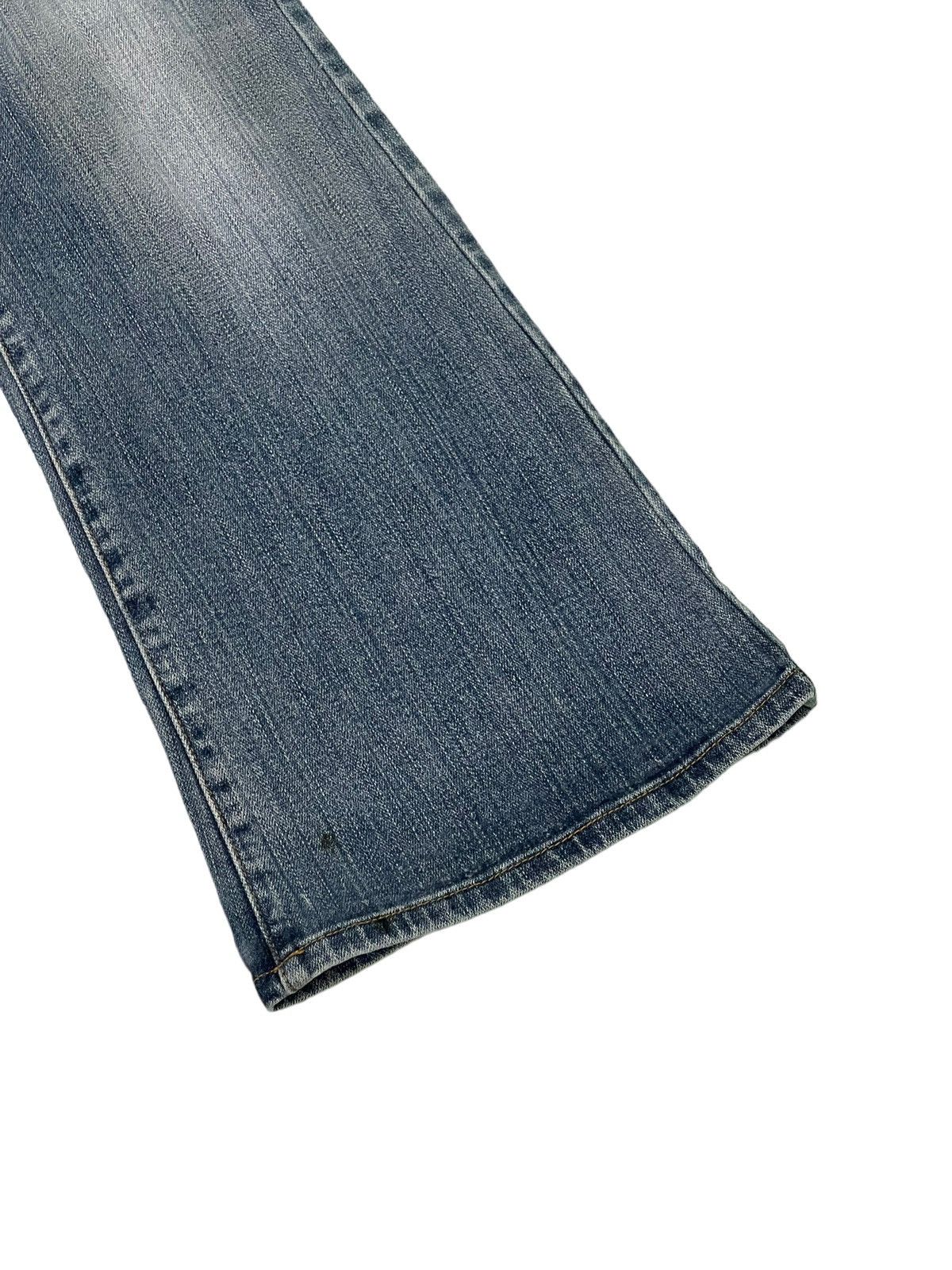 Japanese Brand Flare Jeans Valman Stretch Distress Denim Boot Cut 5🟦3 Size US 28 / EU 44 - 4 Thumbnail