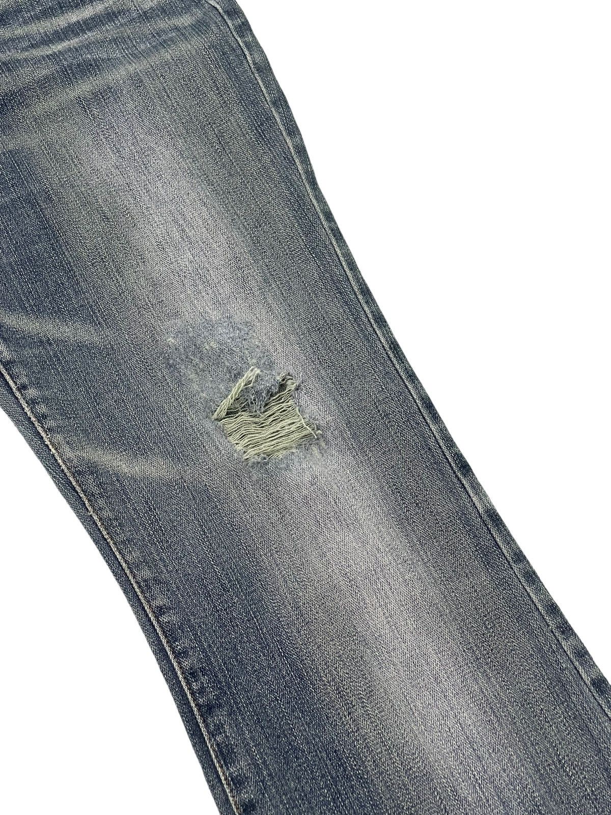 Japanese Brand Flare Jeans Valman Stretch Distress Denim Boot Cut 5🟦3 Size US 28 / EU 44 - 7 Thumbnail