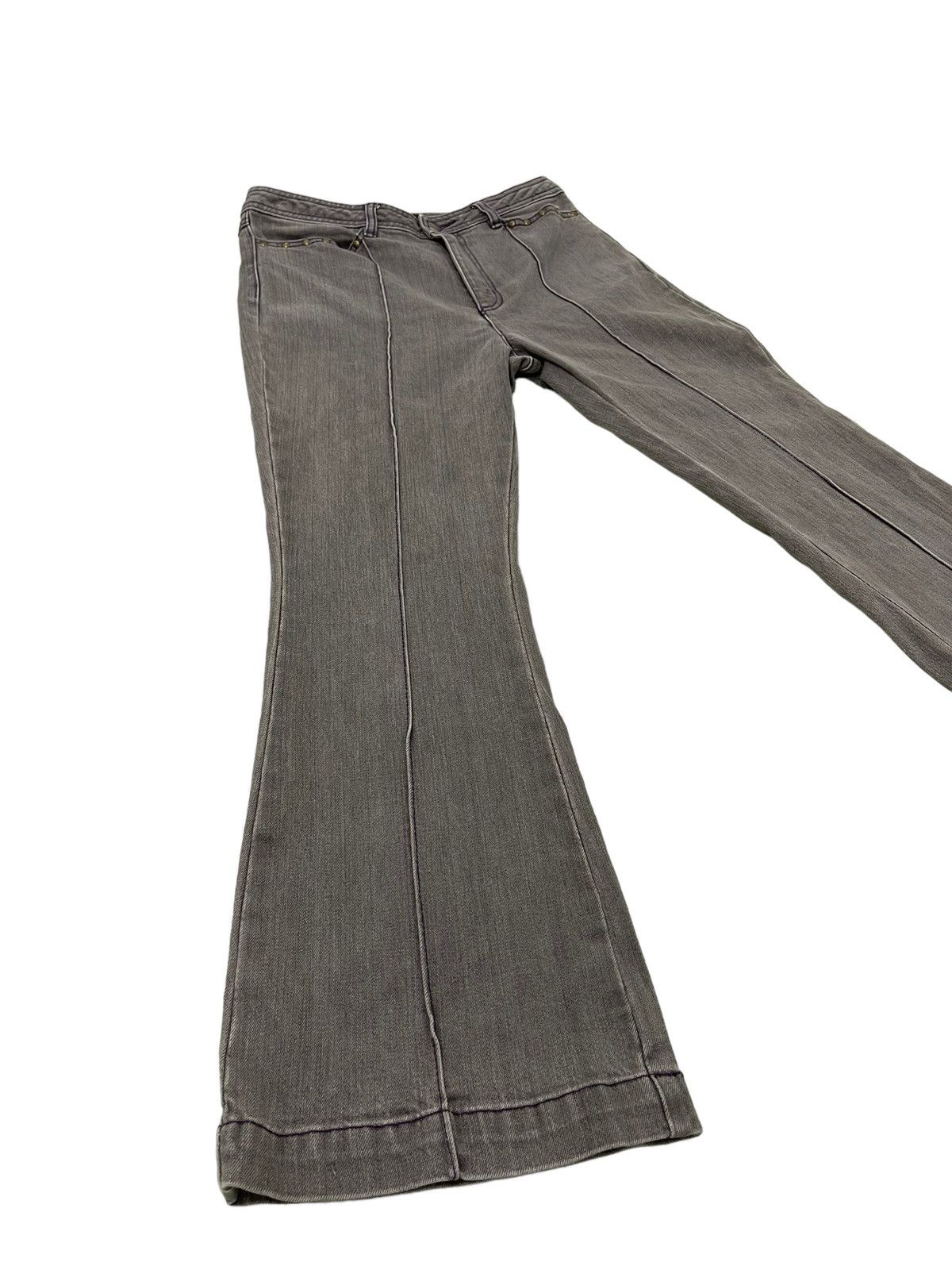 image of Hype Flare Jeans Livre Claire Stretch Denim Boot Cut 53 in Grey, Men's (Size 30)